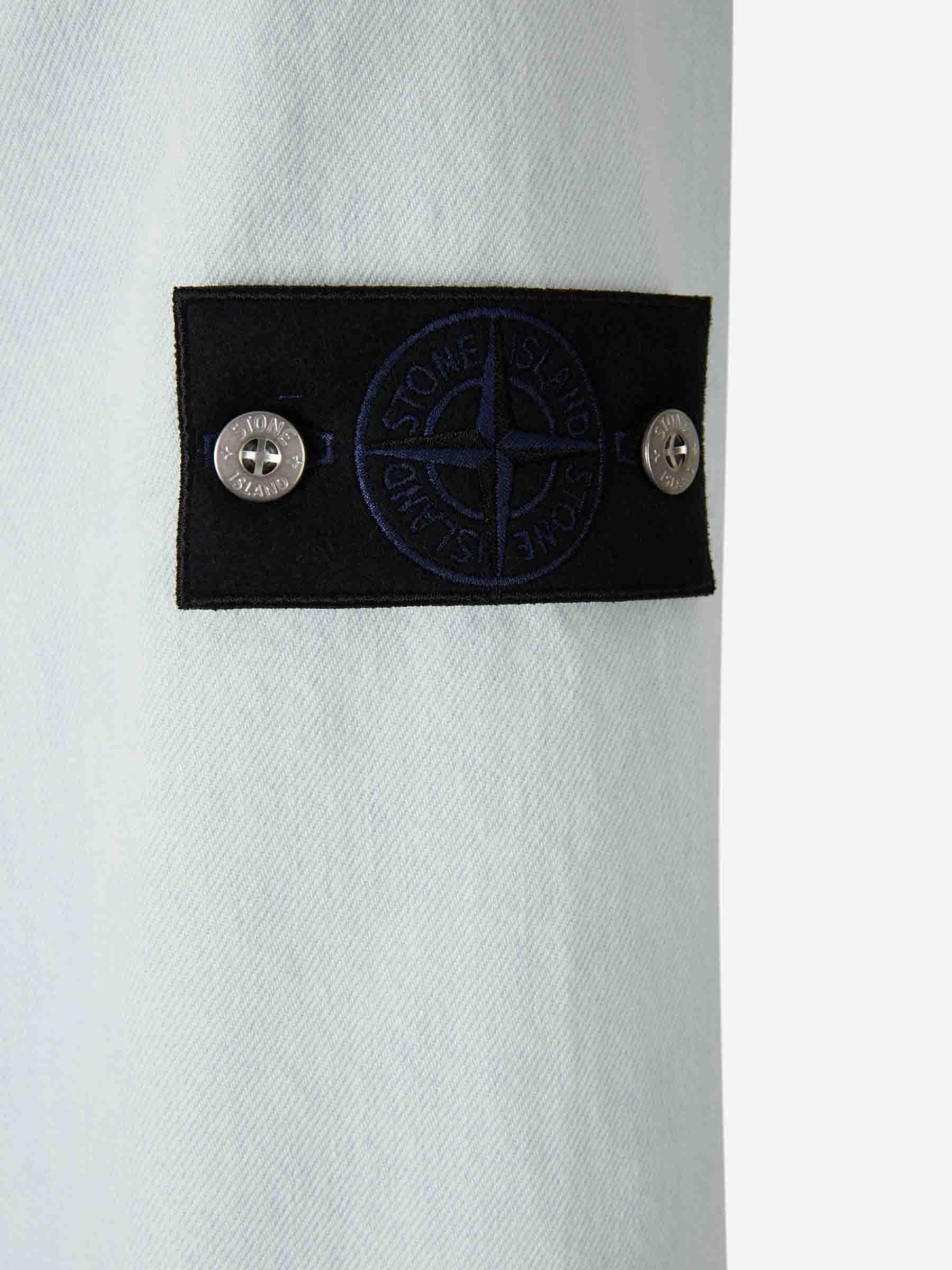 Cotton Denim Jacket Stone island оригінал – Купити в Україні – збільшений вид