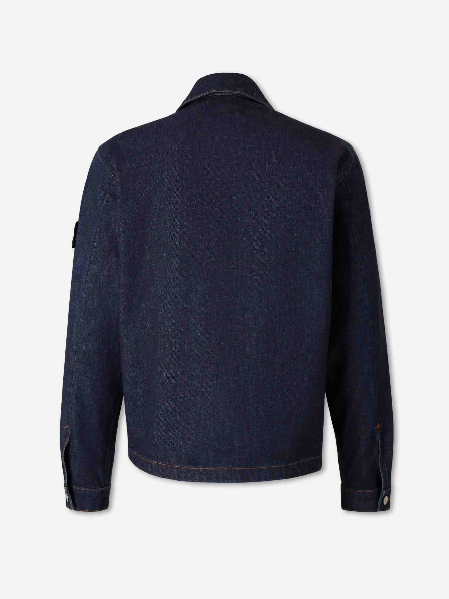 Denim Jacket Cotton Stone island – Гарантія оригінальності – вид ззаду