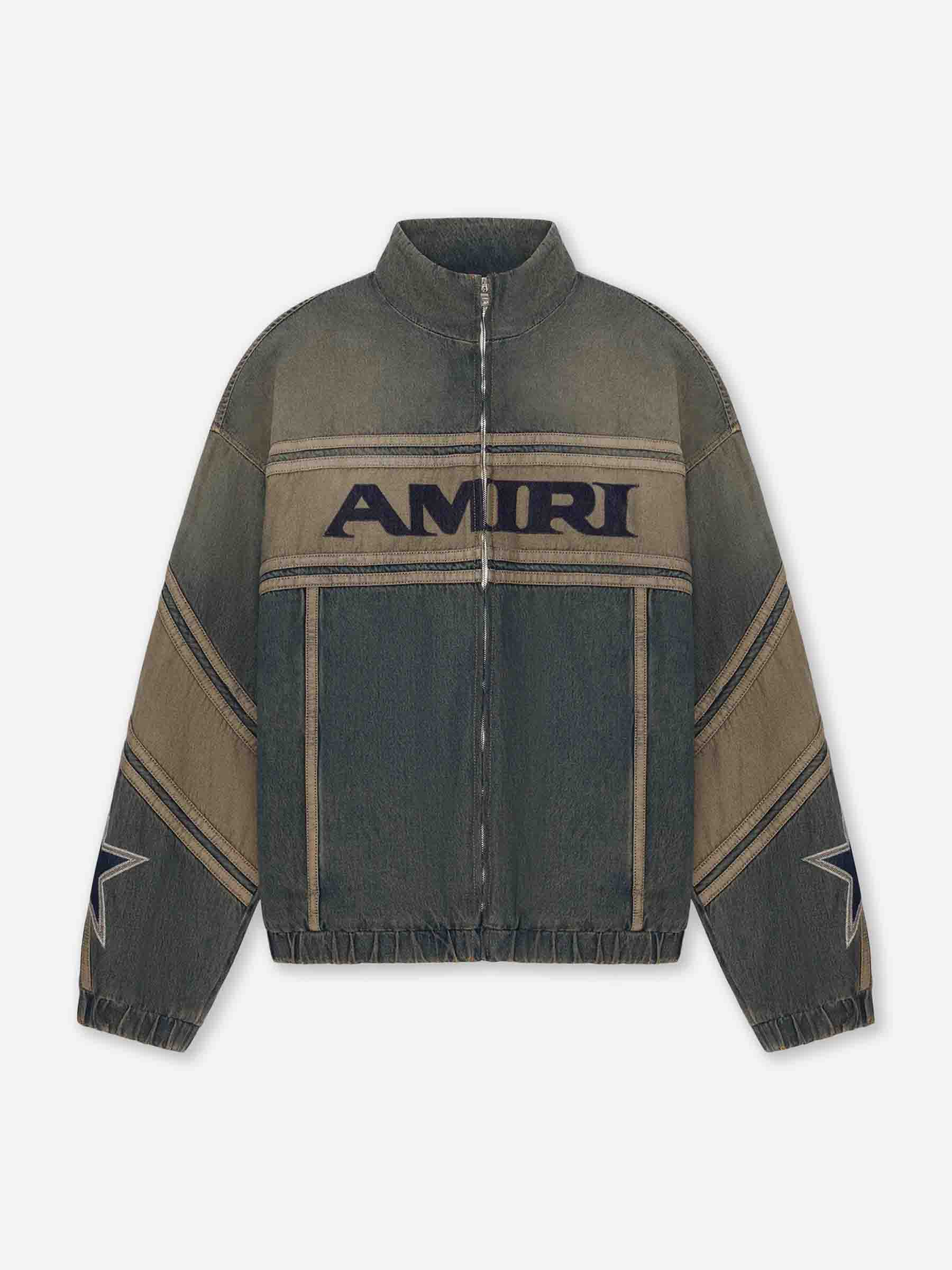 Denim Track Jacket Amiri оригінал – Купити в Україні – боковий вид