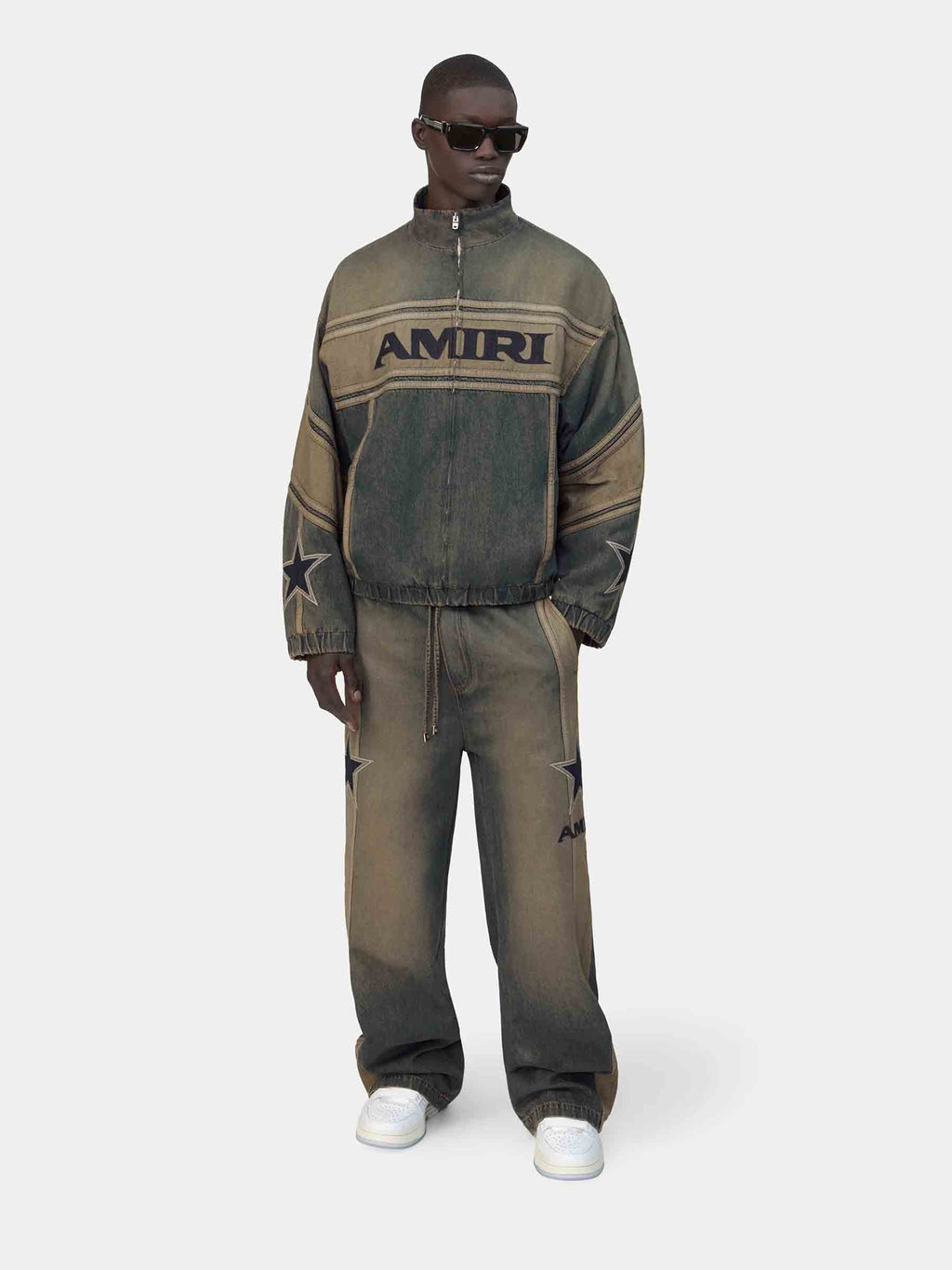 Denim Track Jacket Amiri оригінал – Купити в Україні – вид ззаду