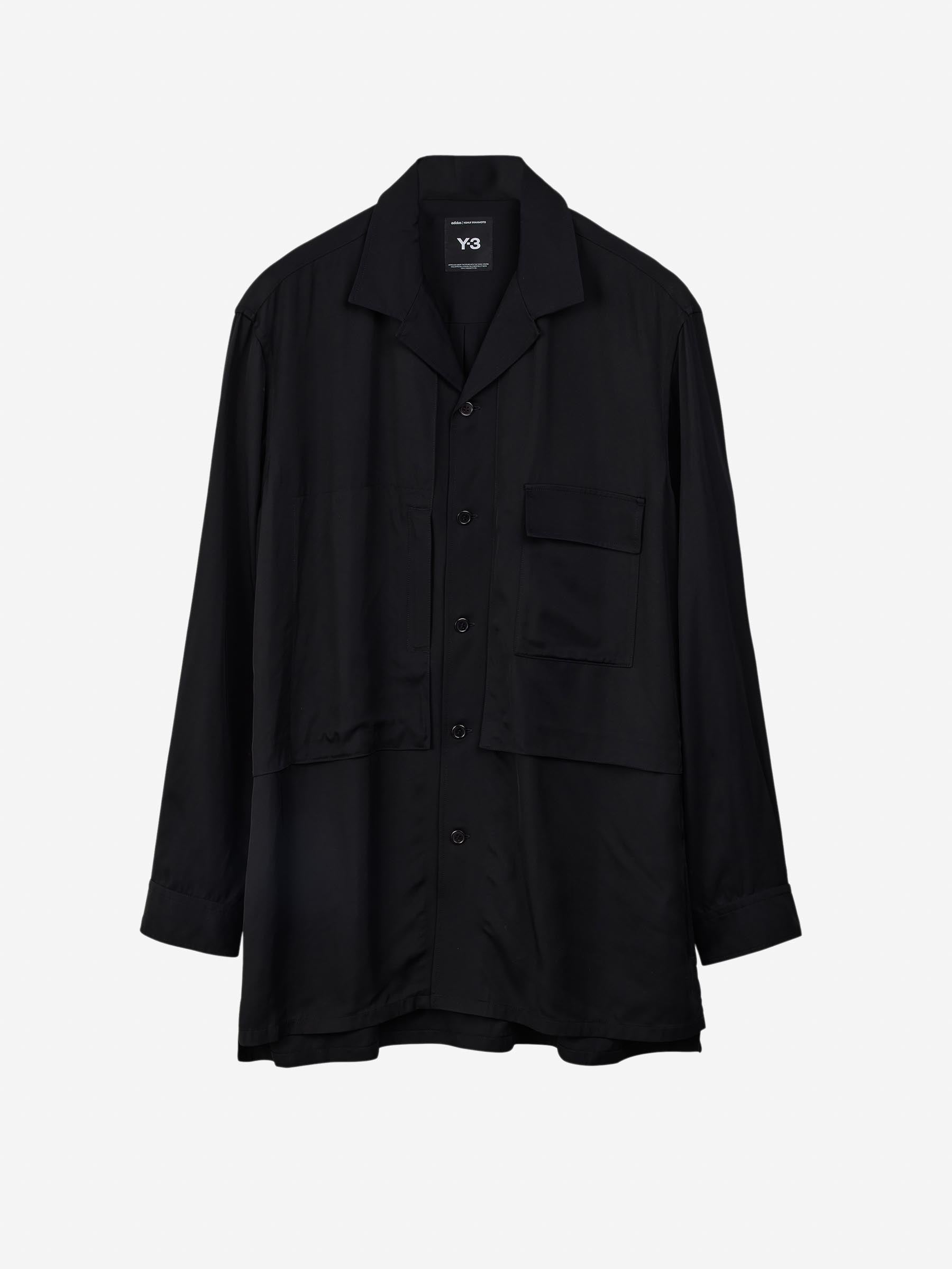 Y-3 Rayon Twill Shirt Adidas оригінал – Купити в Україні – боковий вид