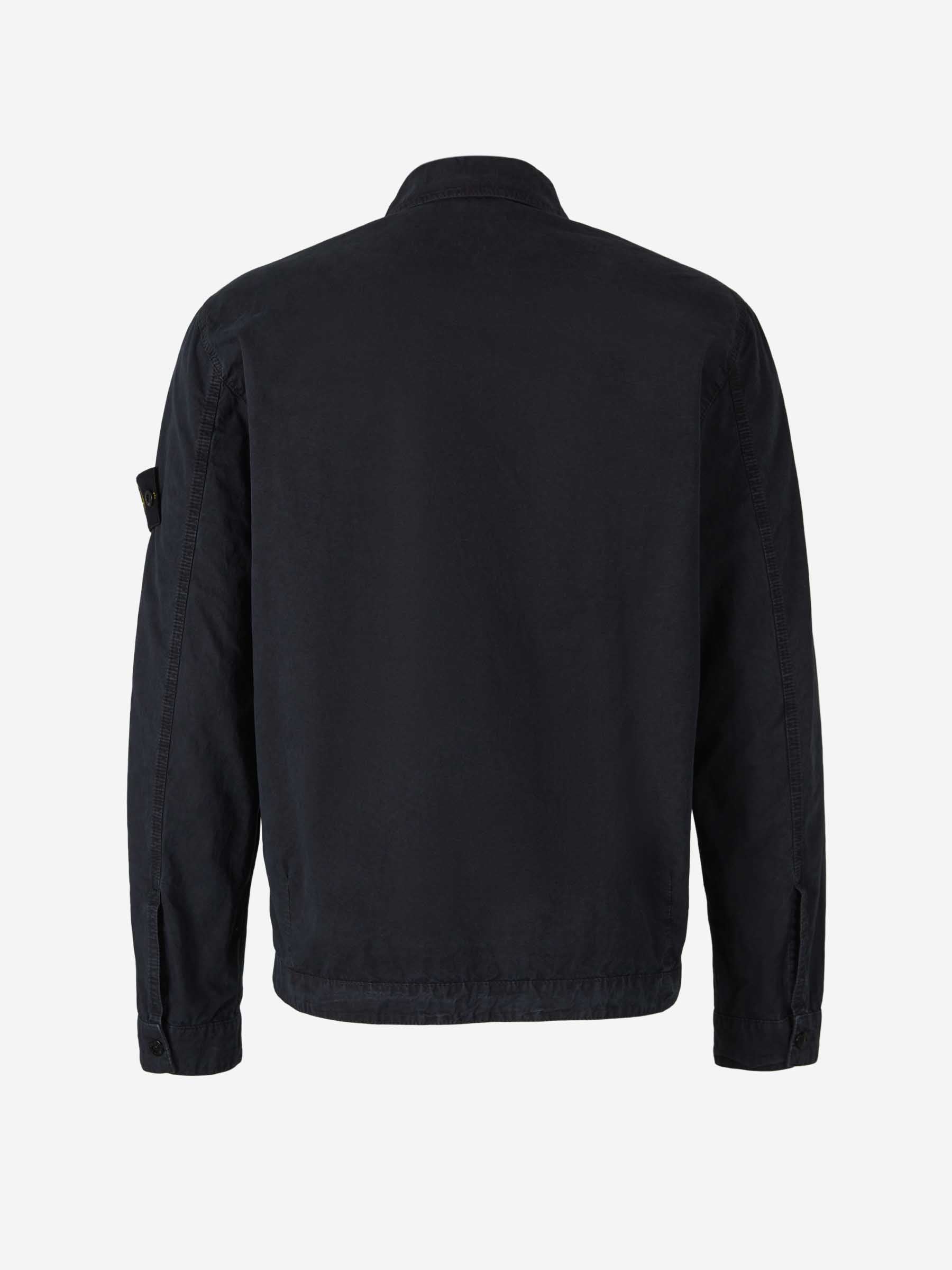 Cotton Zipper Jacket Stone island – Гарантія оригінальності – вид ззаду