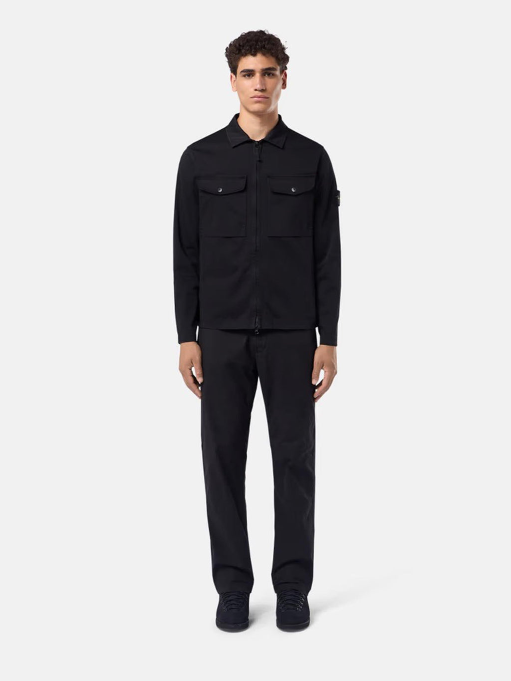 Оригінальна Logo Cotton Jacket Stone island – вид ззаду