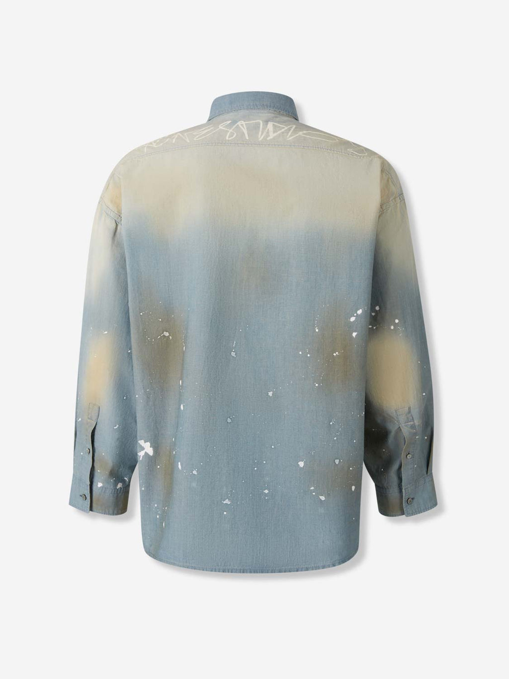 Оригінальна Oversized Denim Shirt Acne studios – вид ззаду