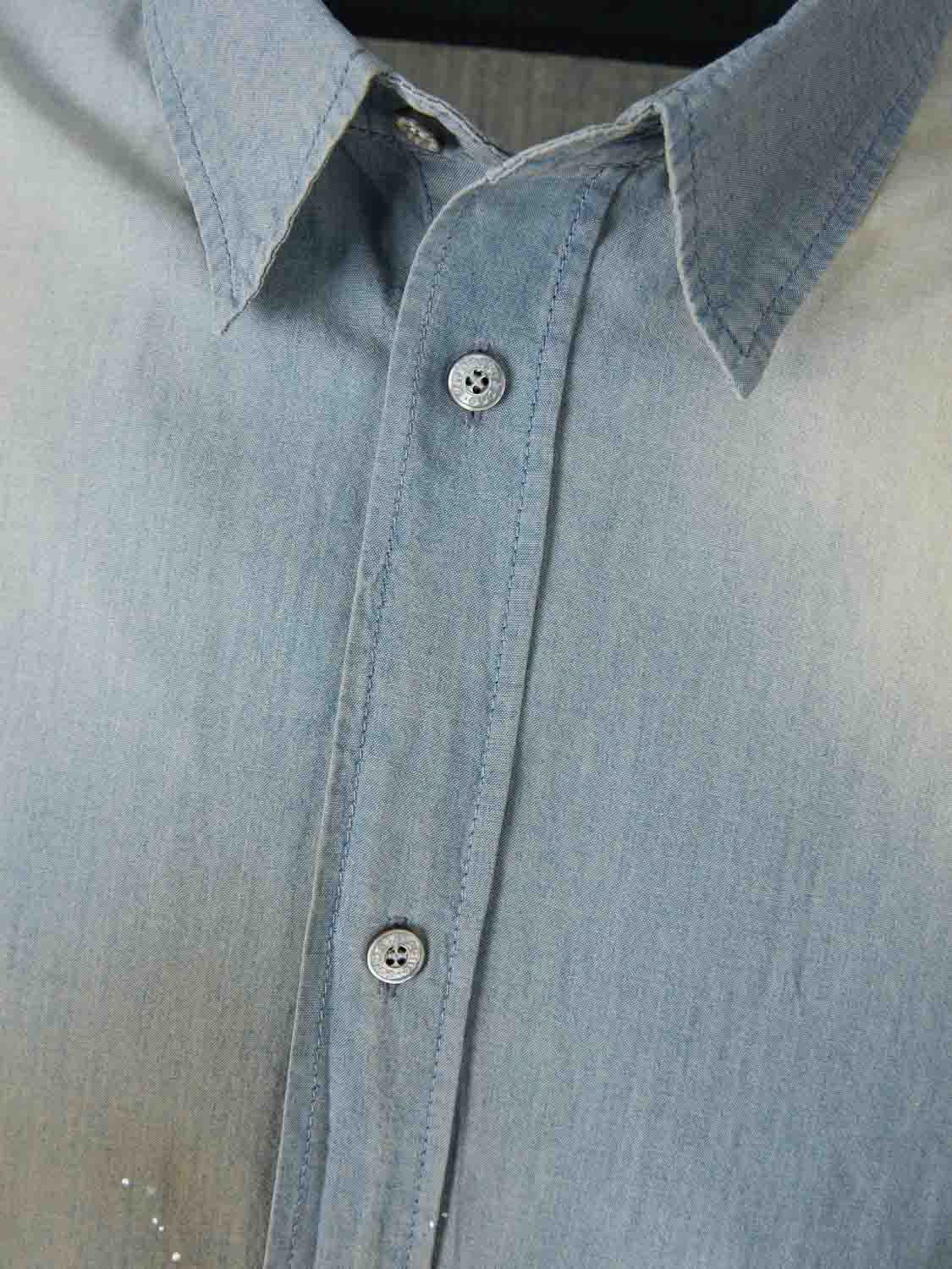 Оригінальна Oversized Denim Shirt Acne studios – детальний вид
