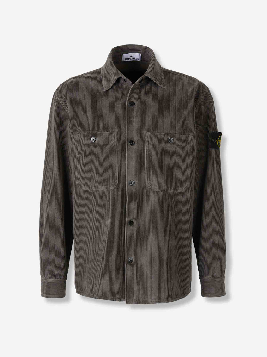 Оригінальна Corduroy Overshirt Stone island – боковий вид