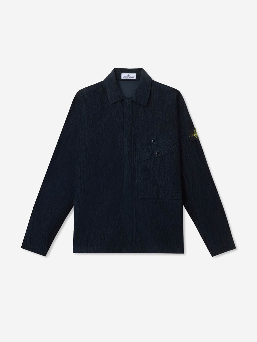 Wrincled Corduroy Over-Shirt Stone island – Гарантія оригінальності – боковий вид