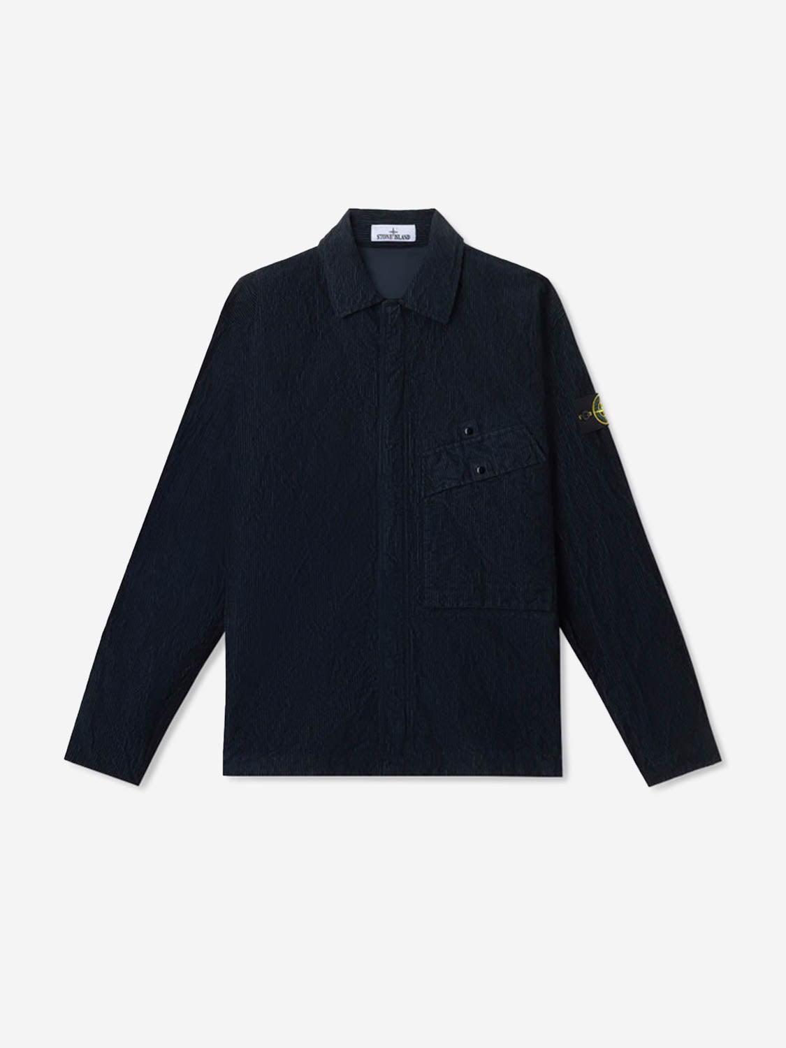 Wrincled Corduroy Over-Shirt Stone island – Гарантія оригінальності – боковий вид