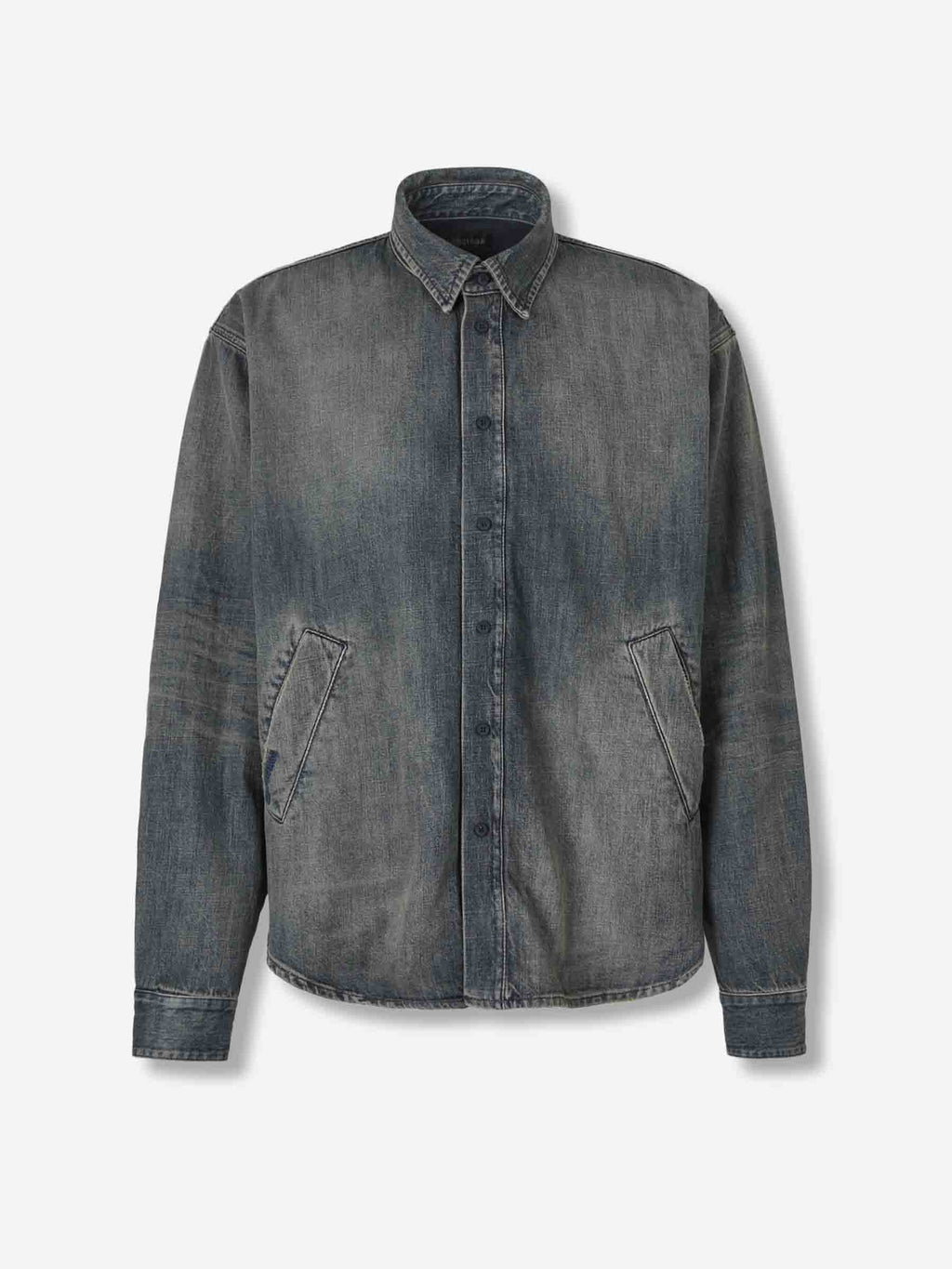 Denim Over Shirt Balenciaga оригінал – Купити в Україні – боковий вид
