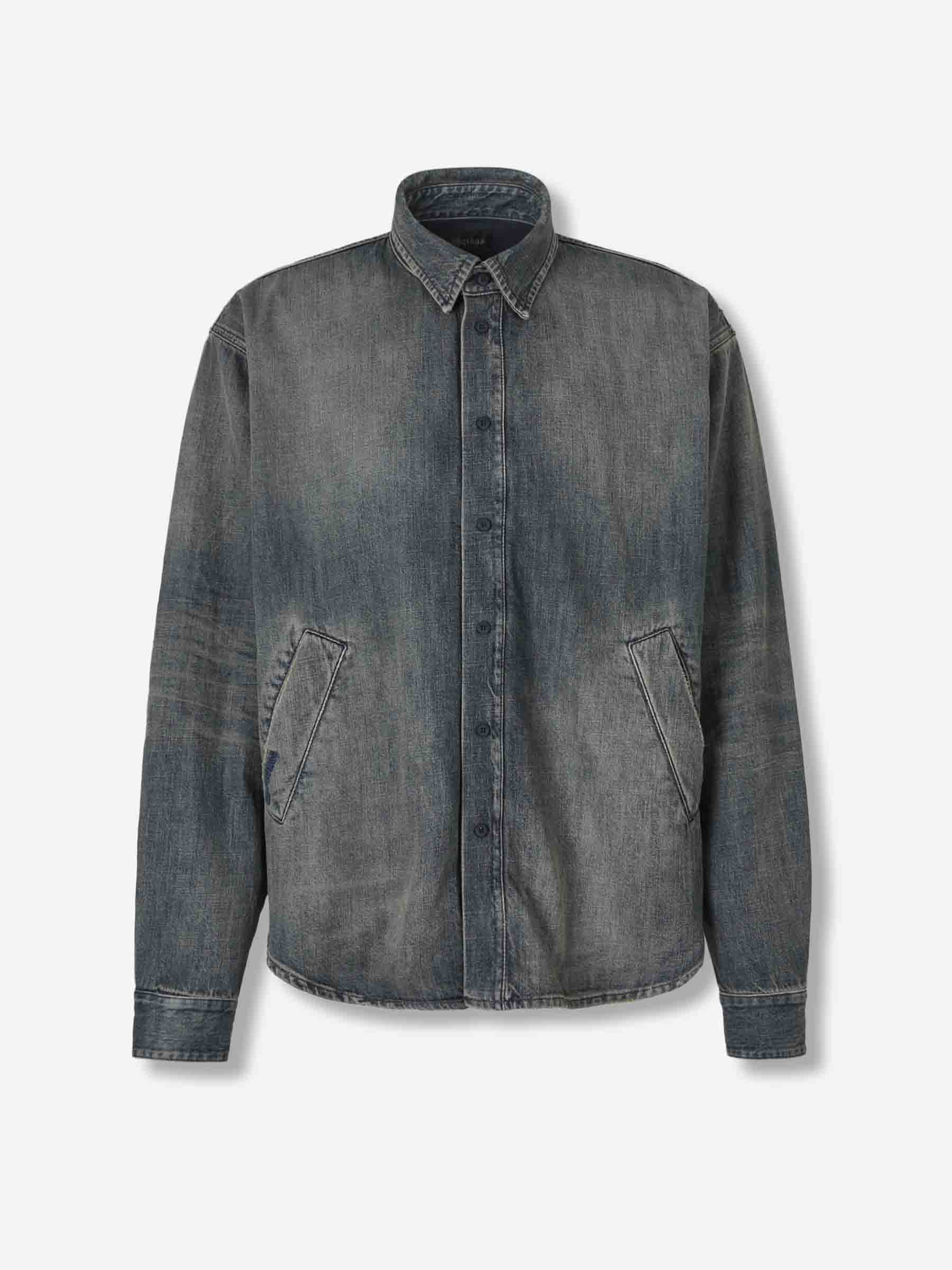 Denim Over Shirt Balenciaga оригінал – Купити в Україні – боковий вид