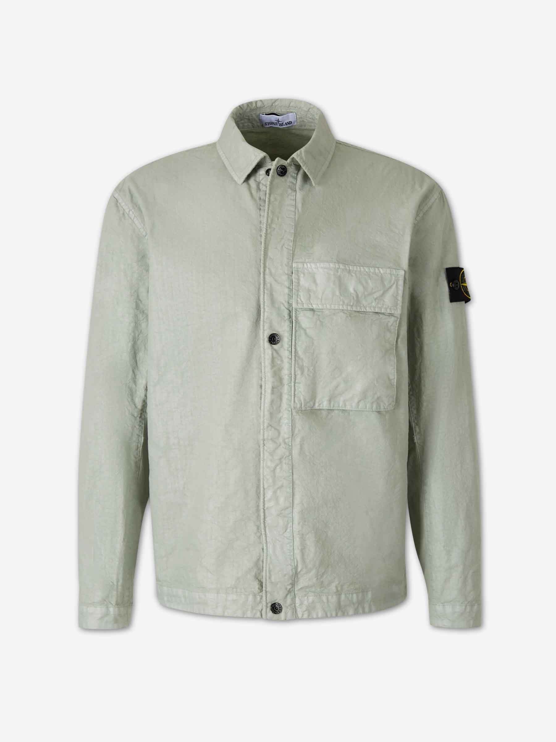 Organic Nylon Overshirt Stone island – Гарантія оригінальності – боковий вид