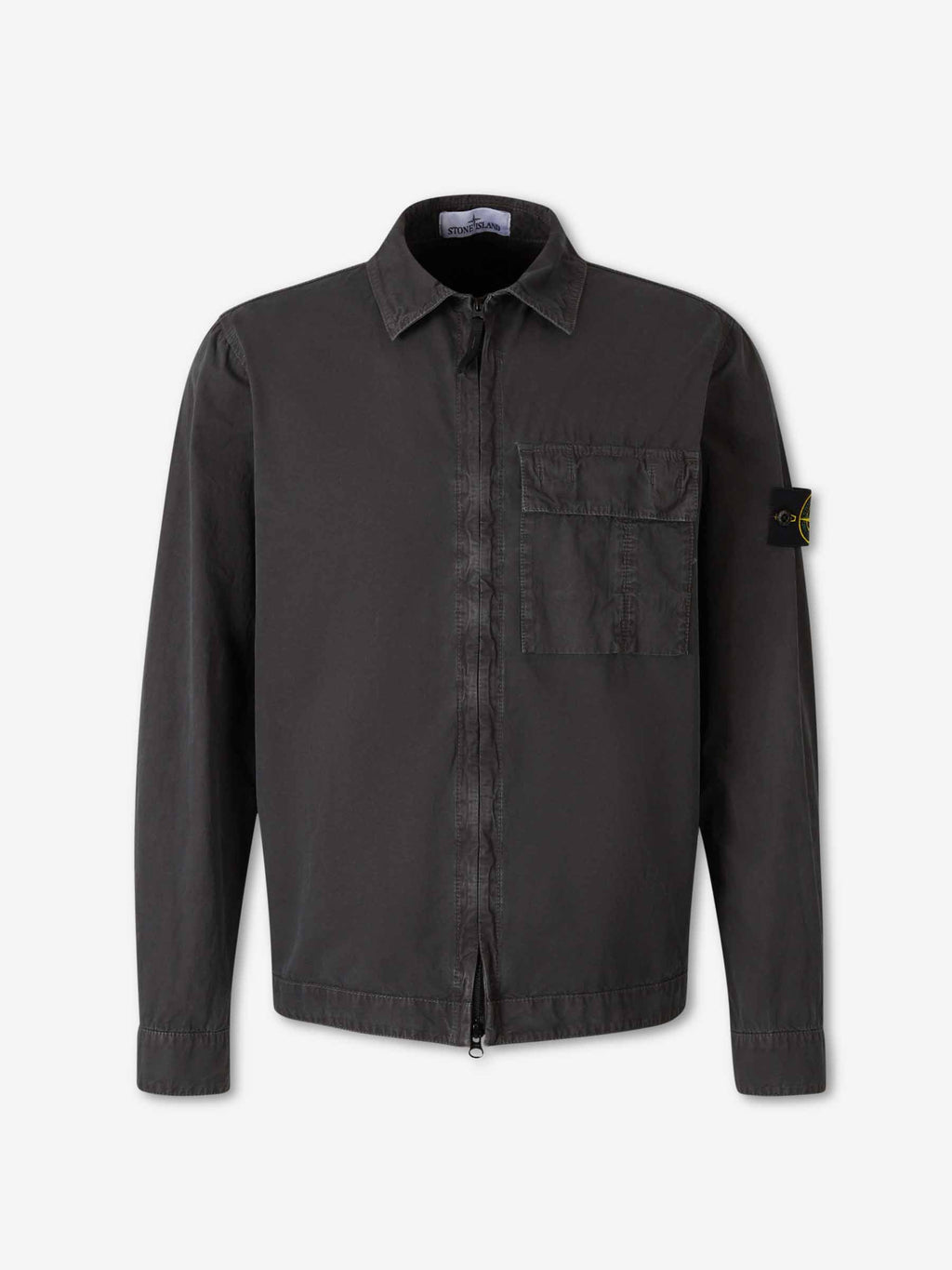 Organic Cotton Overshirt Stone island оригінал – Купити в Україні – боковий вид