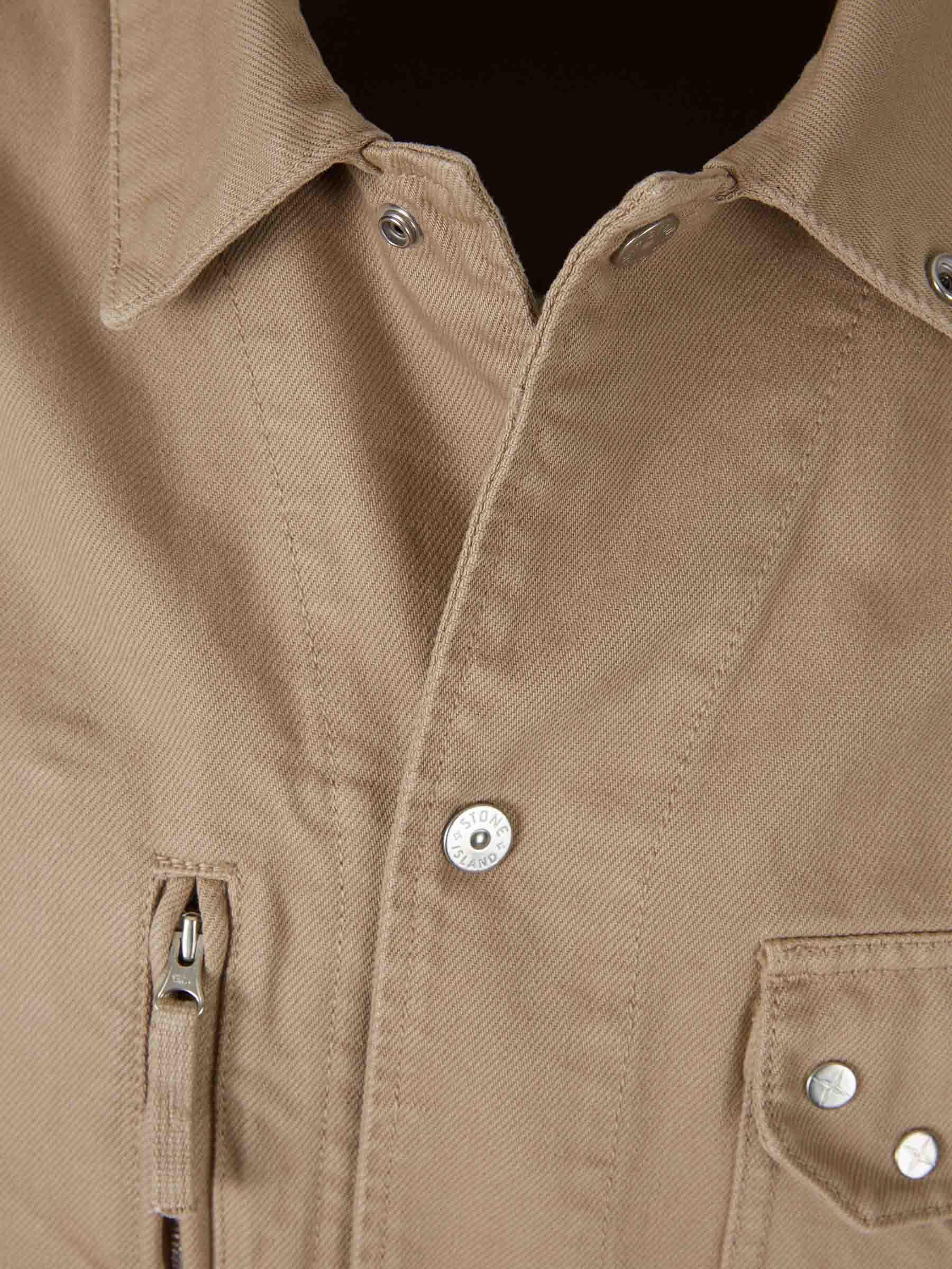 Technical Cotton Overshirt Stone island – Гарантія оригінальності – детальний вид