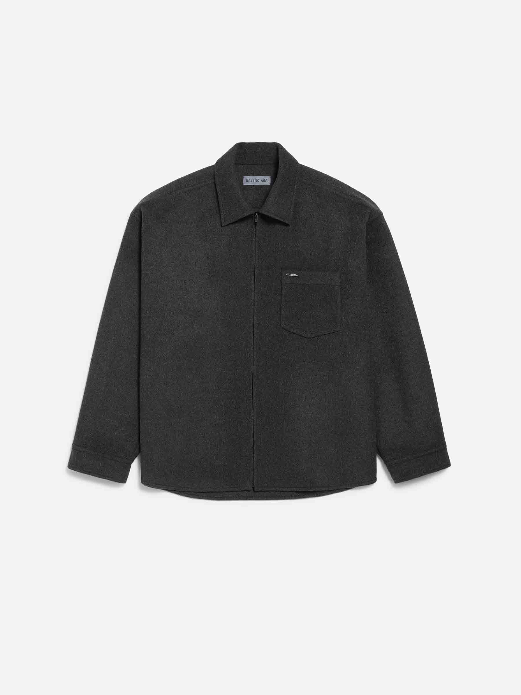 Wool Overshirt Balenciaga оригінал – Купити в Україні – боковий вид