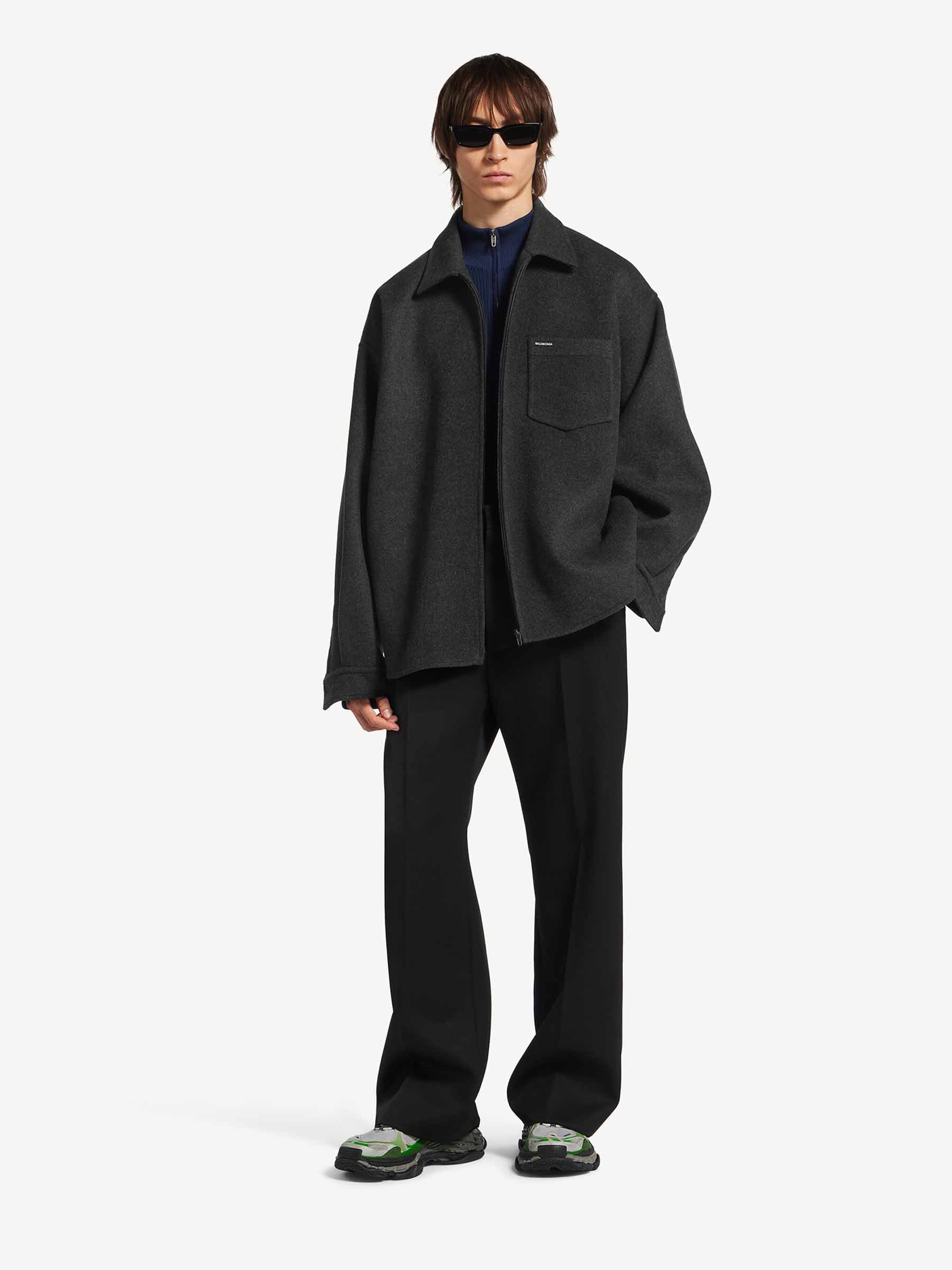 Wool Overshirt Balenciaga оригінал – Купити в Україні – вид ззаду