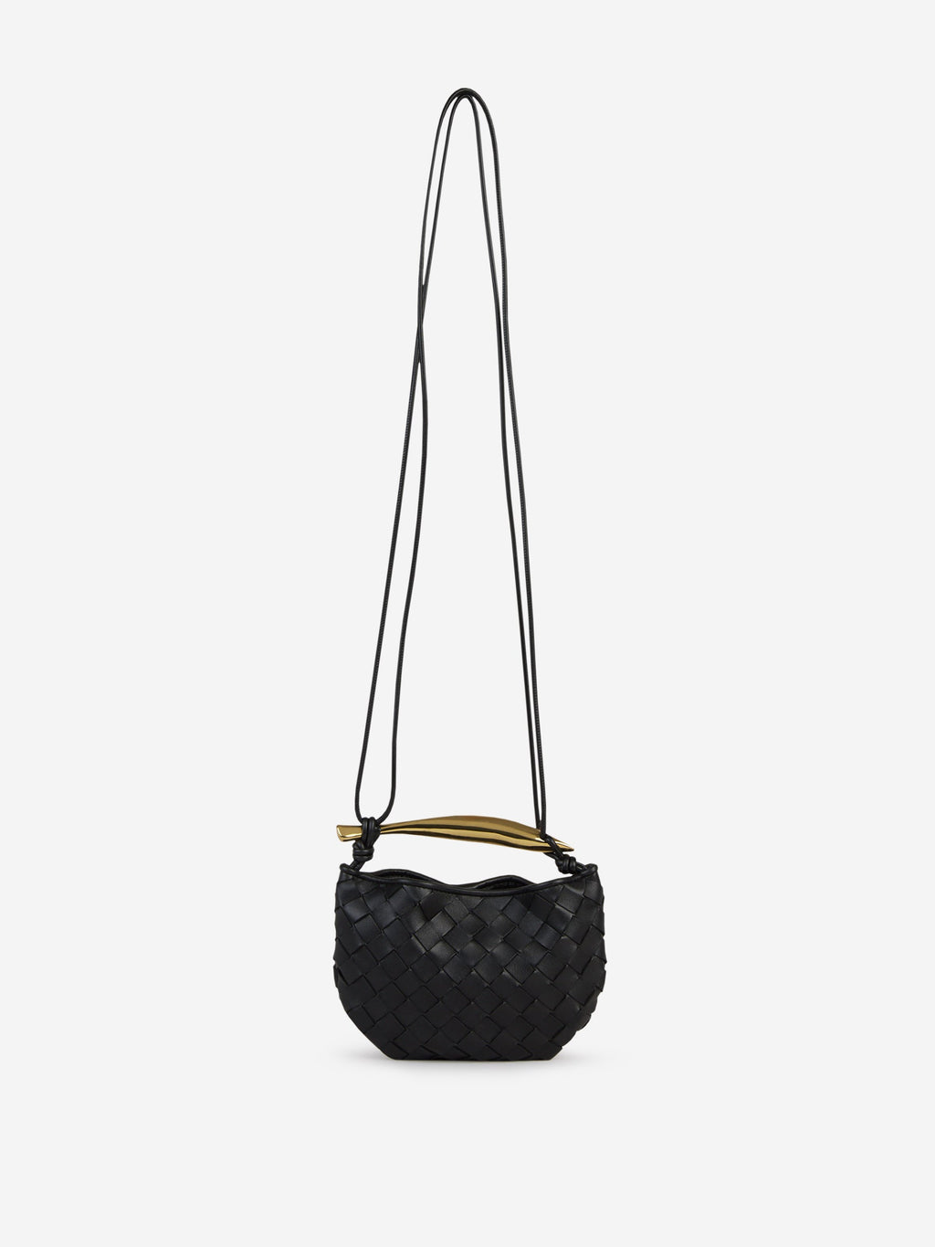 Оригінальна Mini Sardine Shoulder Bag Bottega veneta – вид ззаду