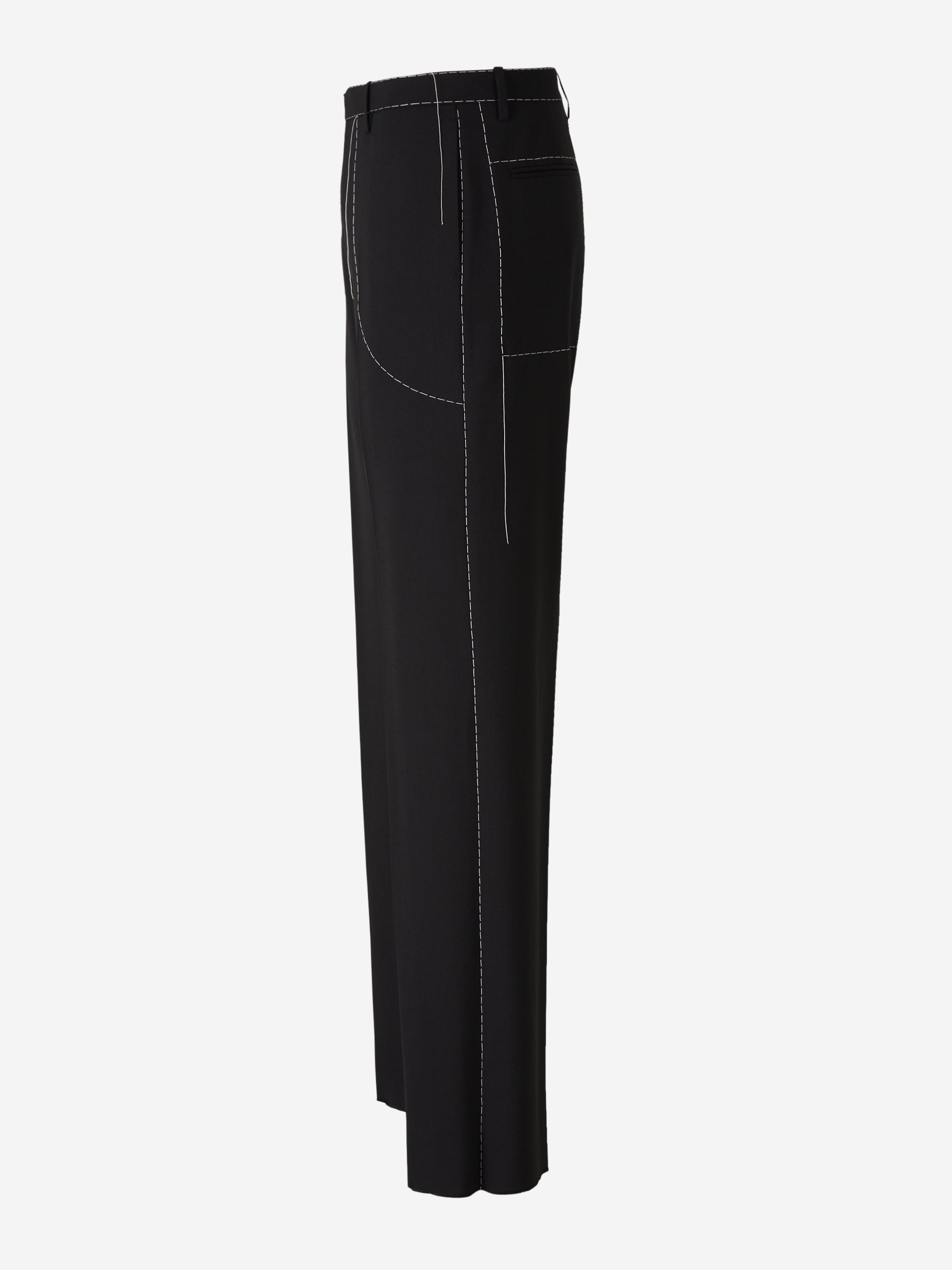 Оригінальна Pantalones Sastre Anchos Off-white – вид ззаду