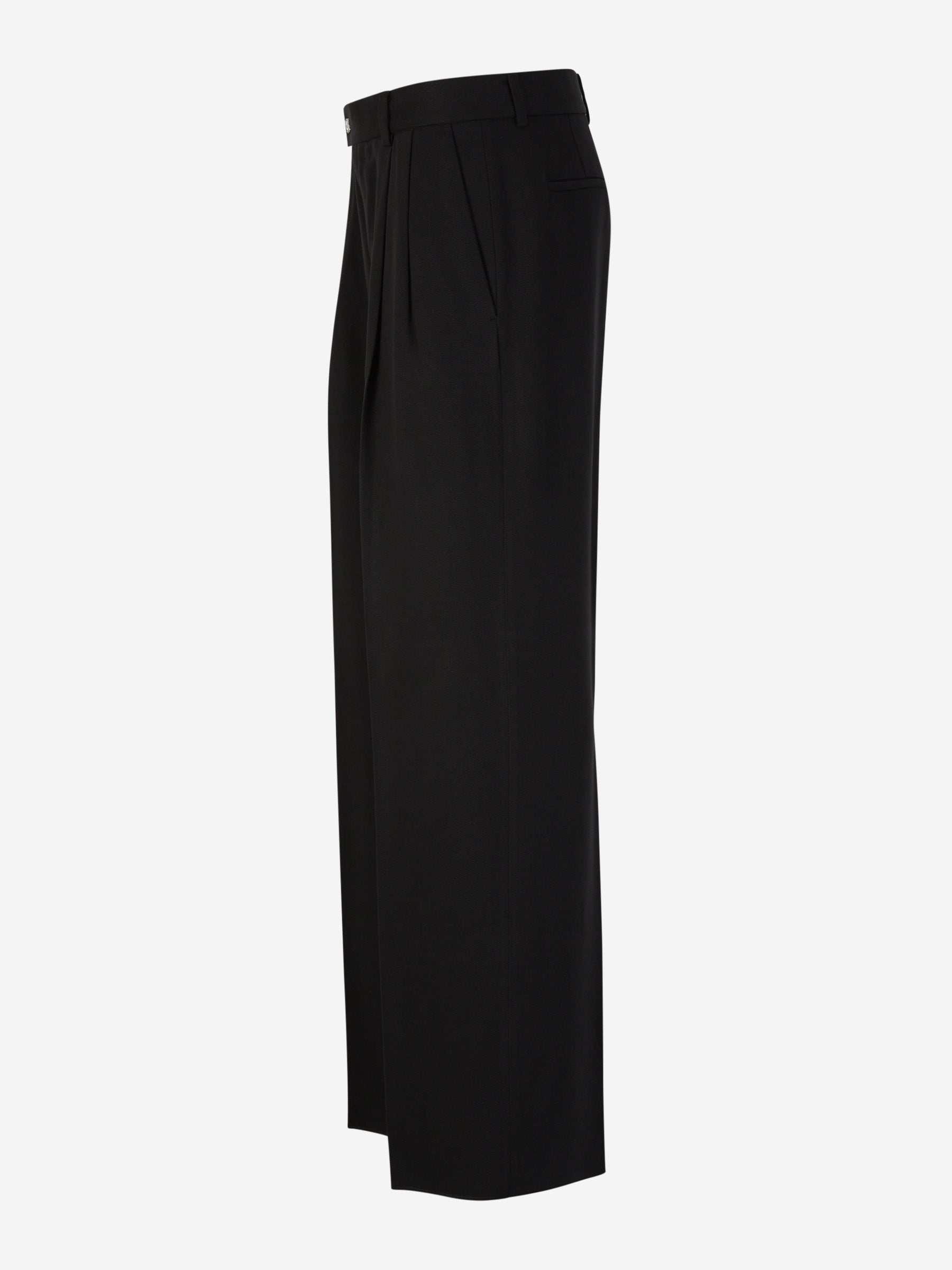 Straight Pleated Trousers Amiri – Гарантія оригінальності – вид ззаду