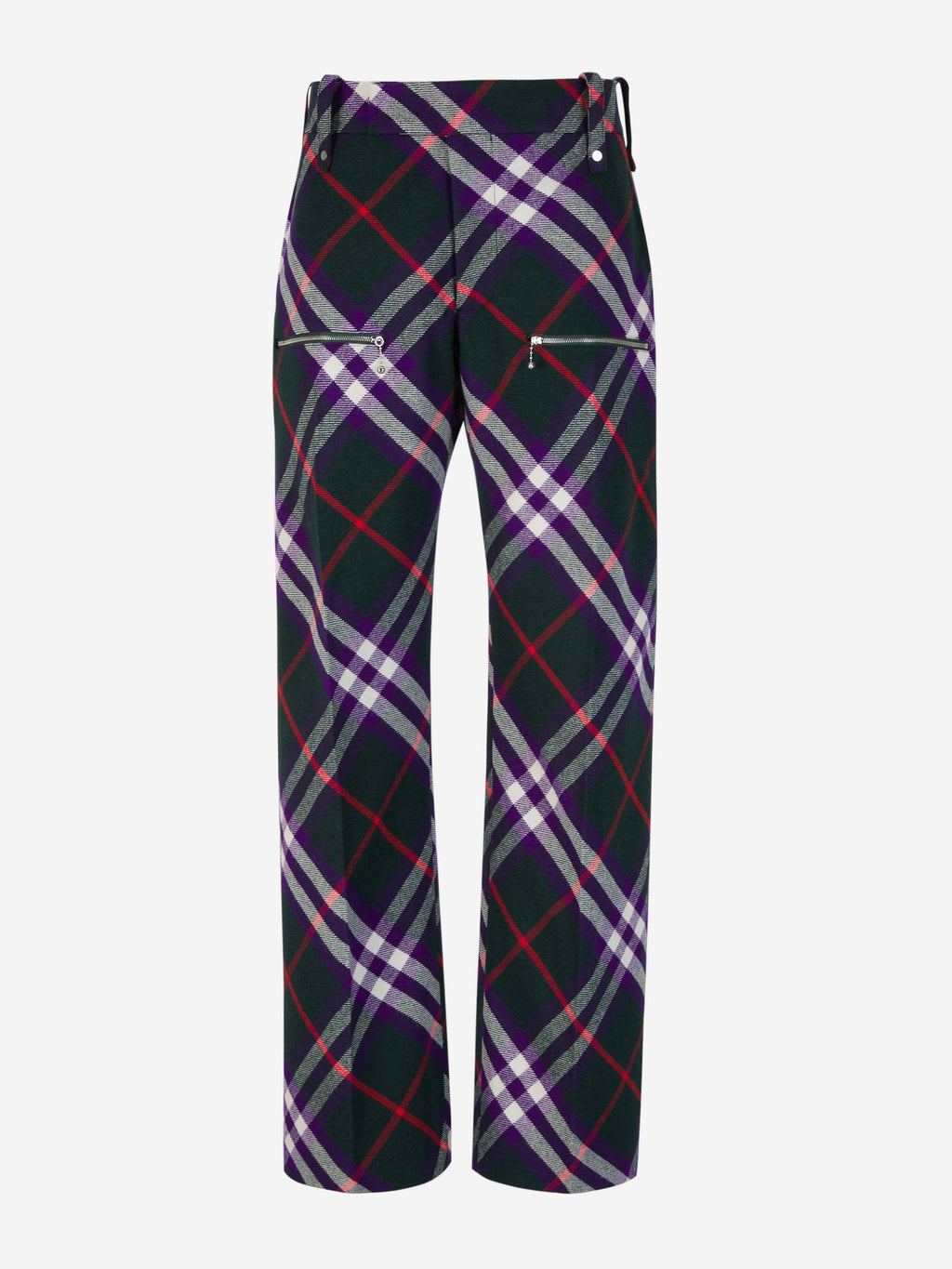 Checked Motif Wool Pants Burberry оригінал – Купити в Україні – боковий вид