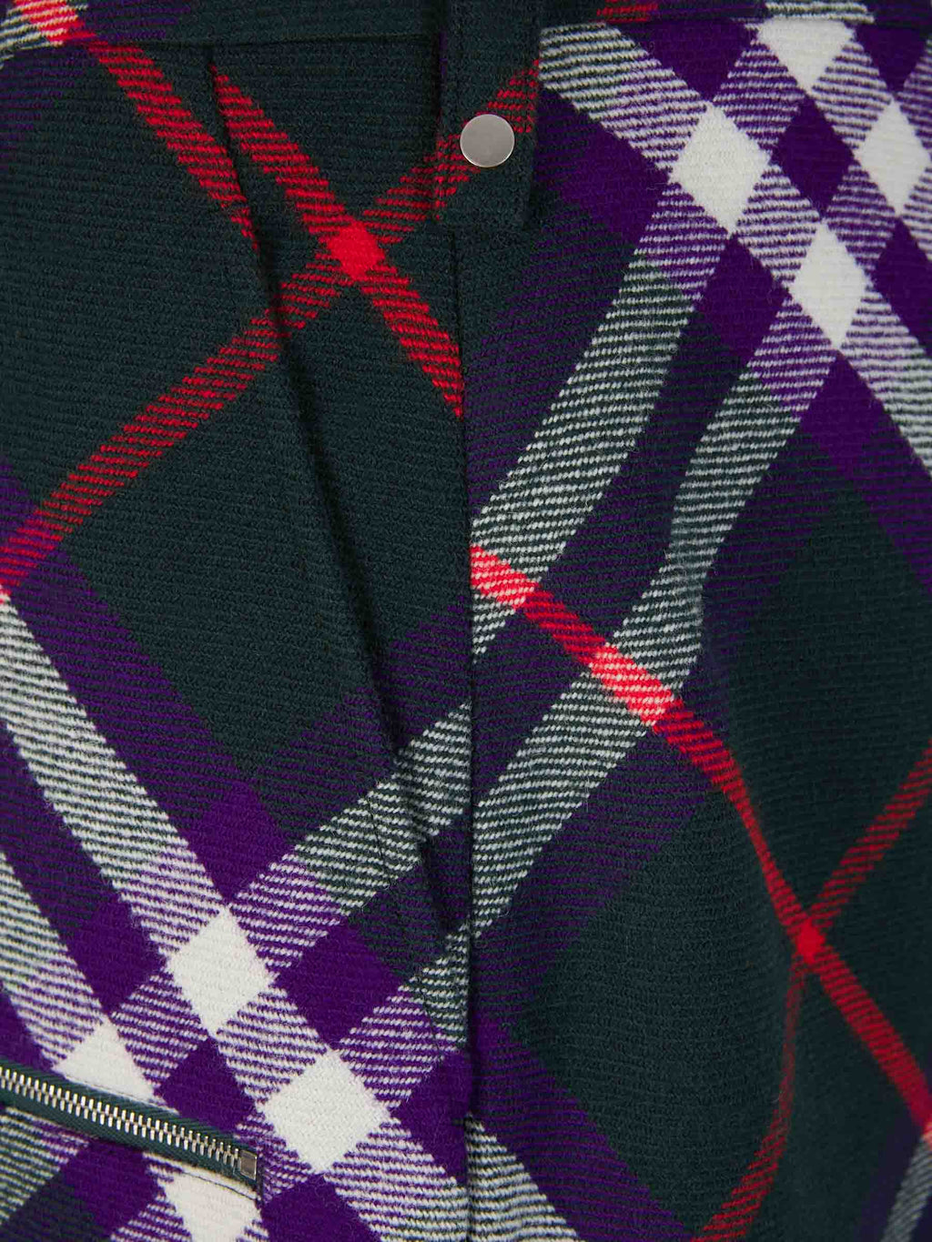 Checked Motif Wool Pants Burberry оригінал – Купити в Україні – детальний вид