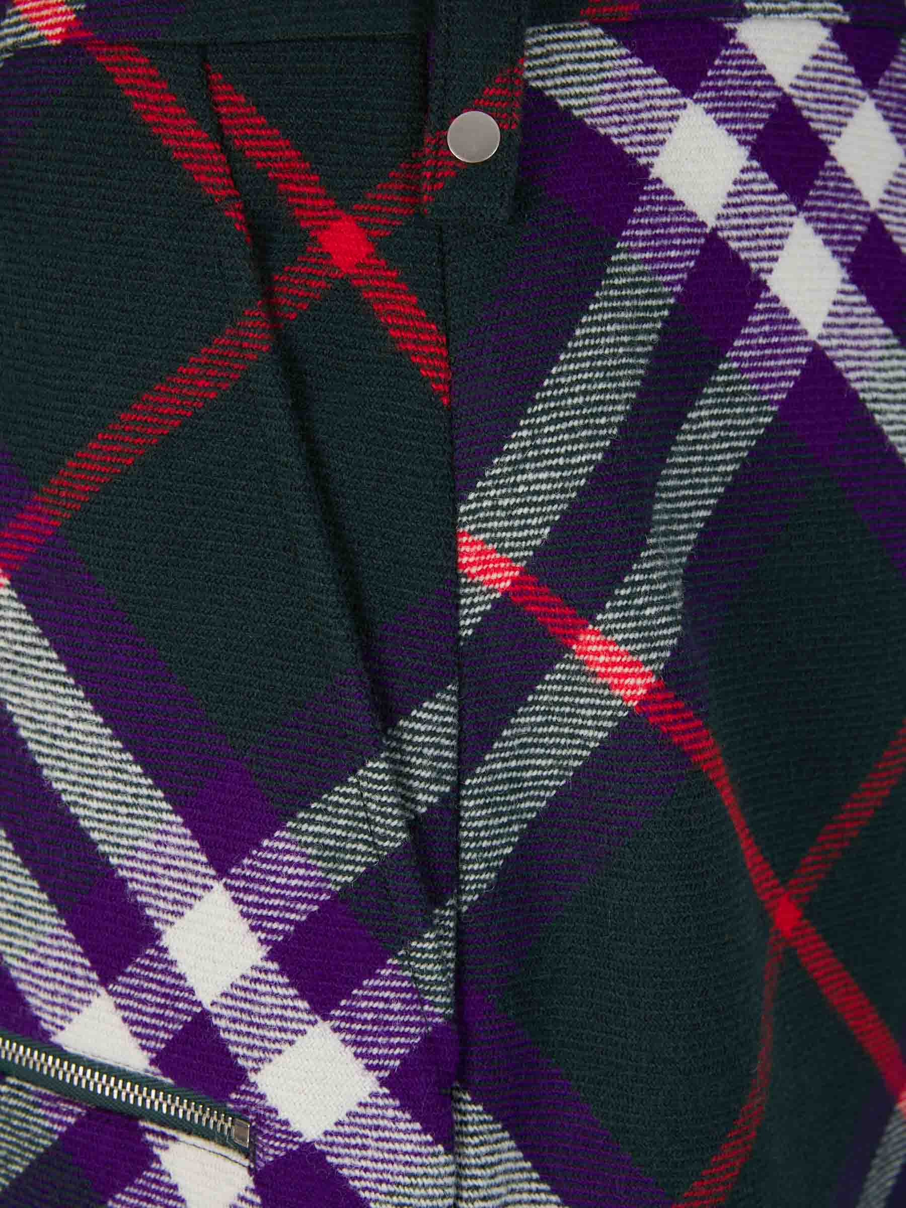 Checked Motif Wool Pants Burberry оригінал – Купити в Україні – детальний вид