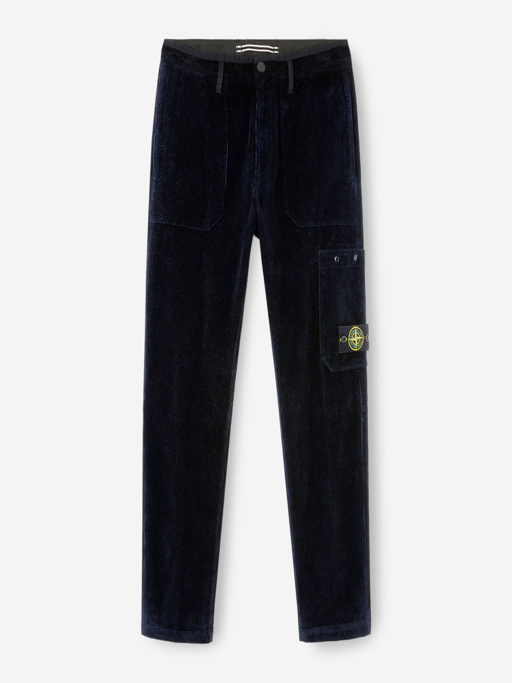 Оригінальна Corduroy Cargo Pants Stone island – боковий вид