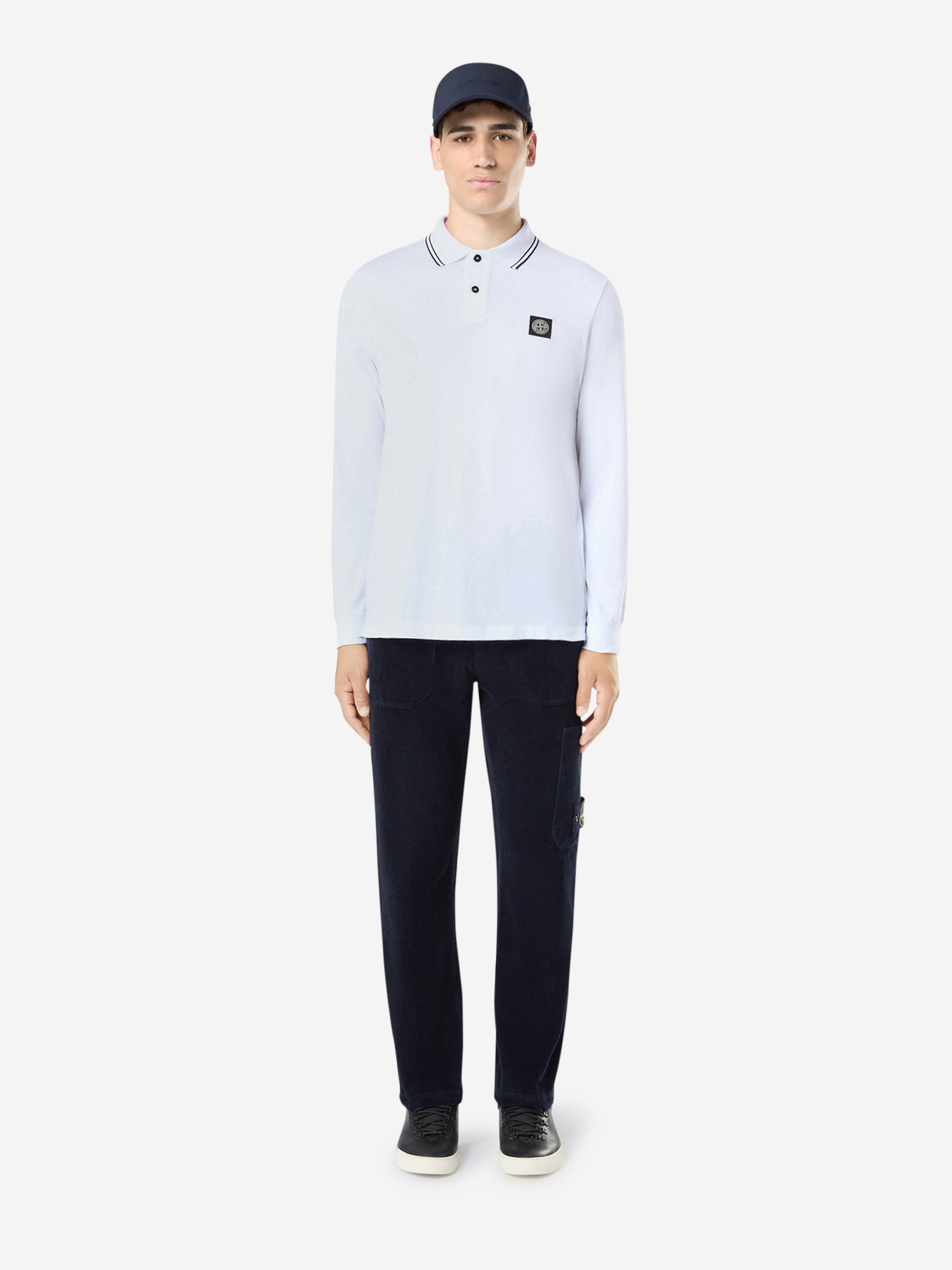 Оригінальна Corduroy Cargo Pants Stone island – вид ззаду