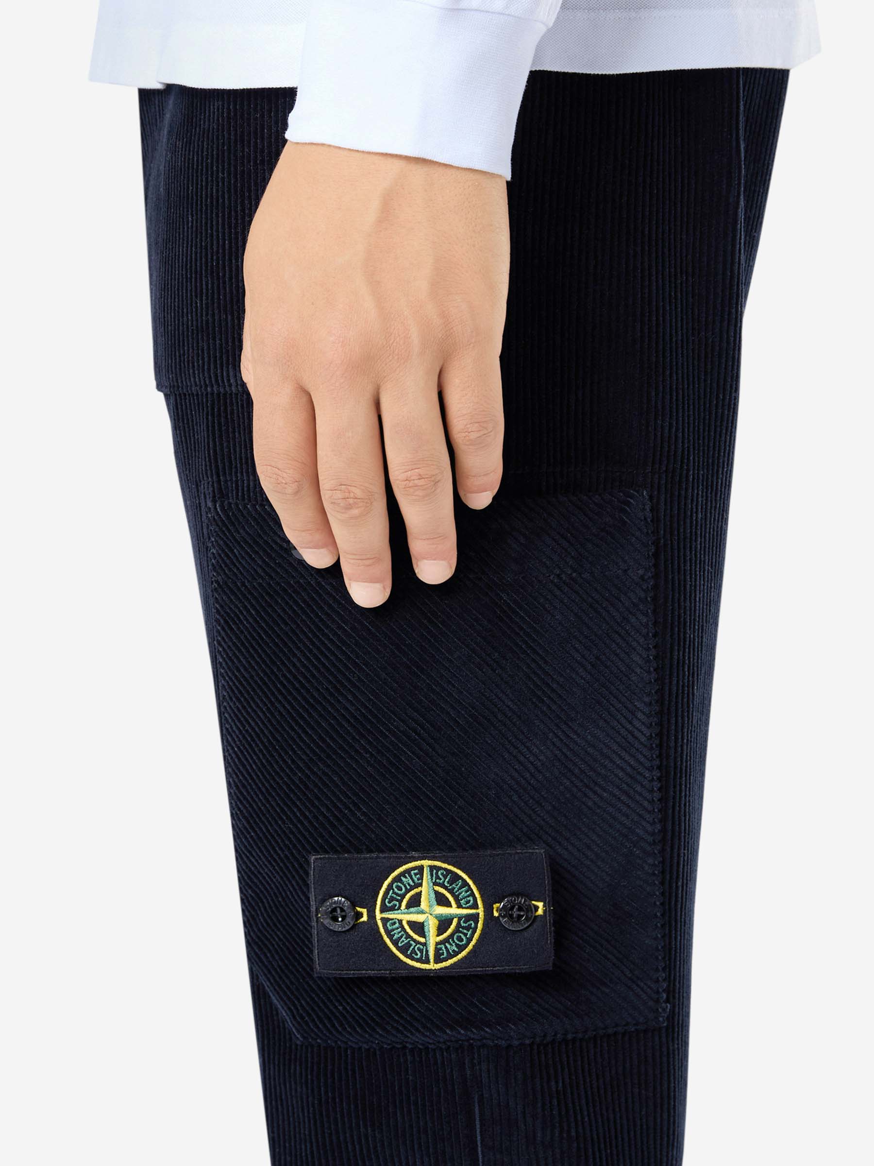 Оригінальна Corduroy Cargo Pants Stone island – збільшений вид