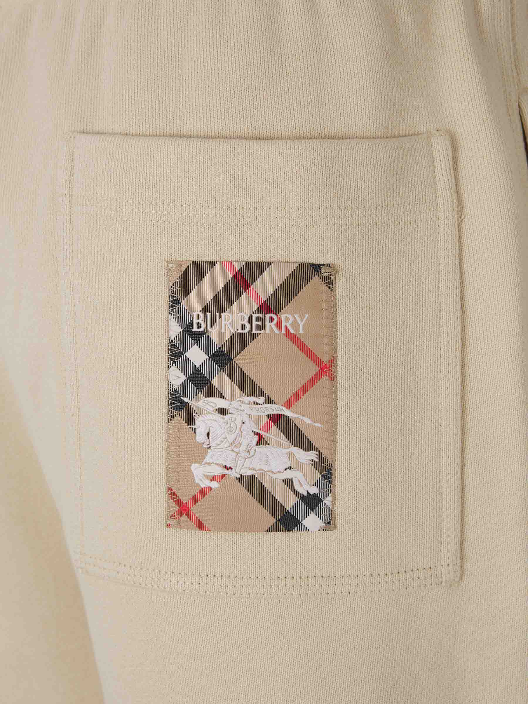 Оригінальна Cotton Check Joggers Burberry – збільшений вид