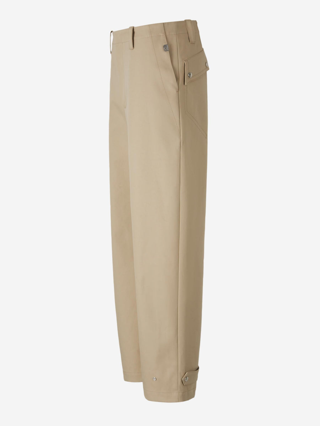 Wide Leg Pants Off-white – Гарантія оригінальності – вид ззаду
