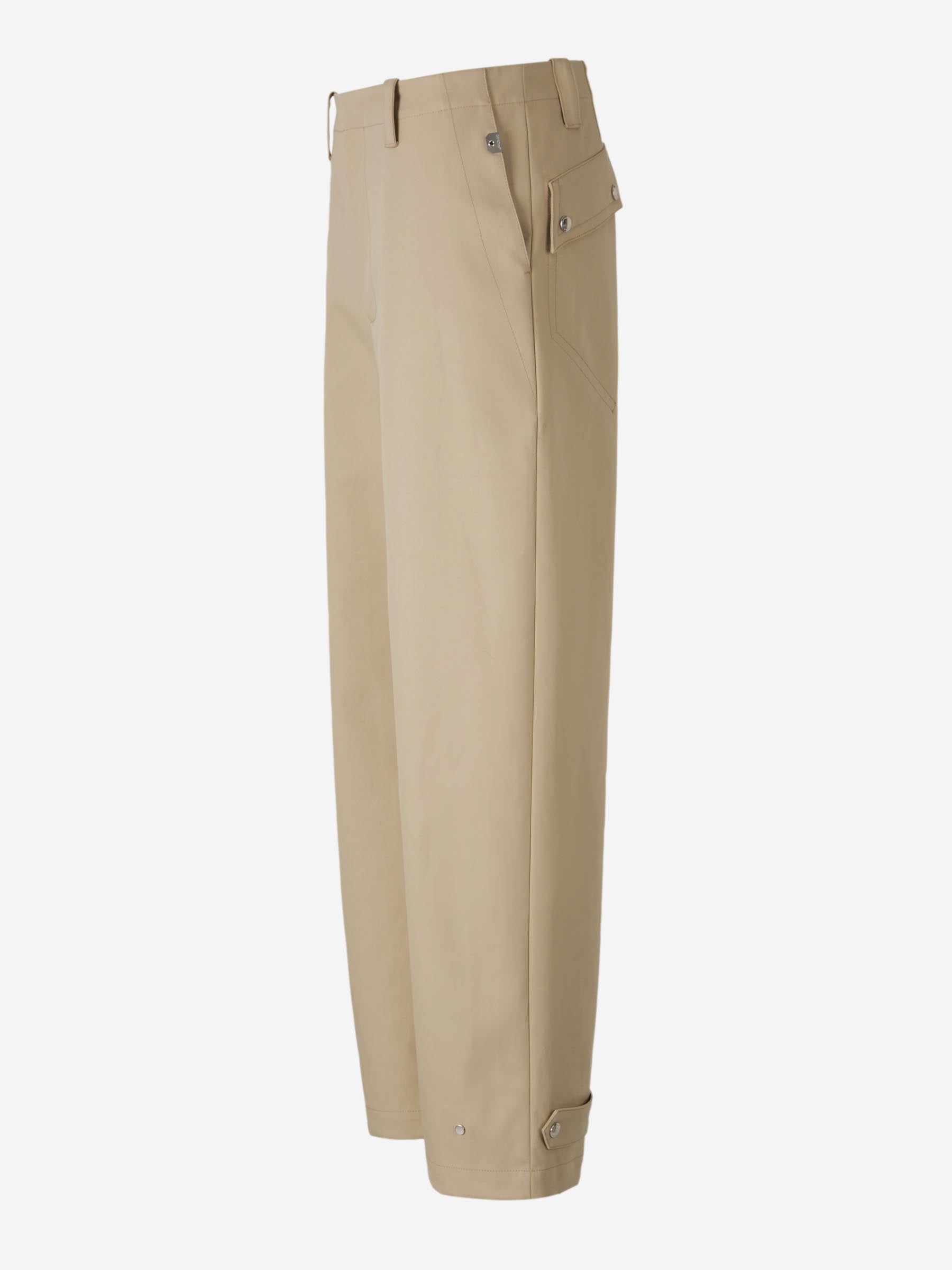 Wide Leg Pants Off-white – Гарантія оригінальності – вид ззаду