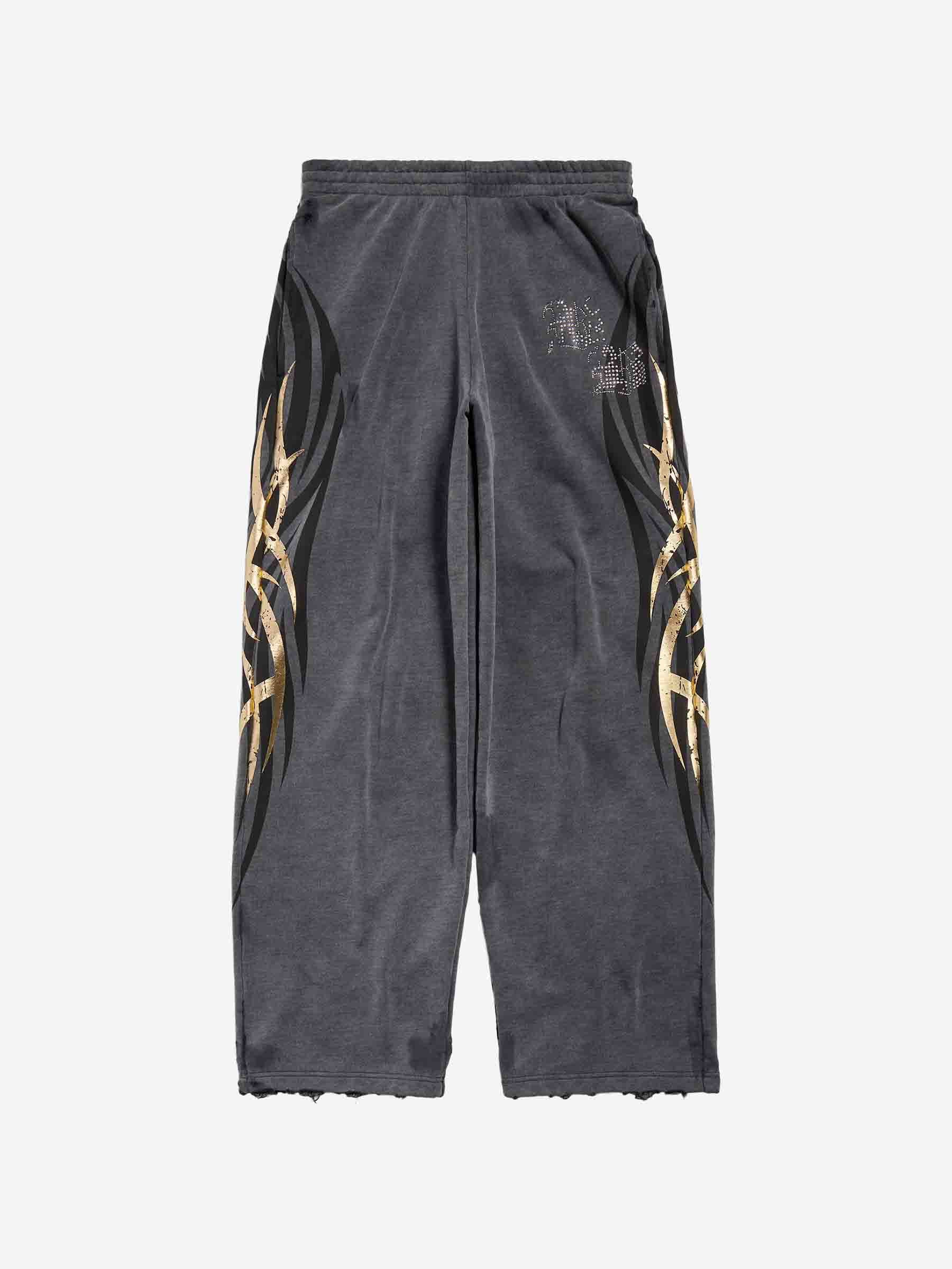 Tacky Gold Joggers Balenciaga оригінал – Купити в Україні – боковий вид