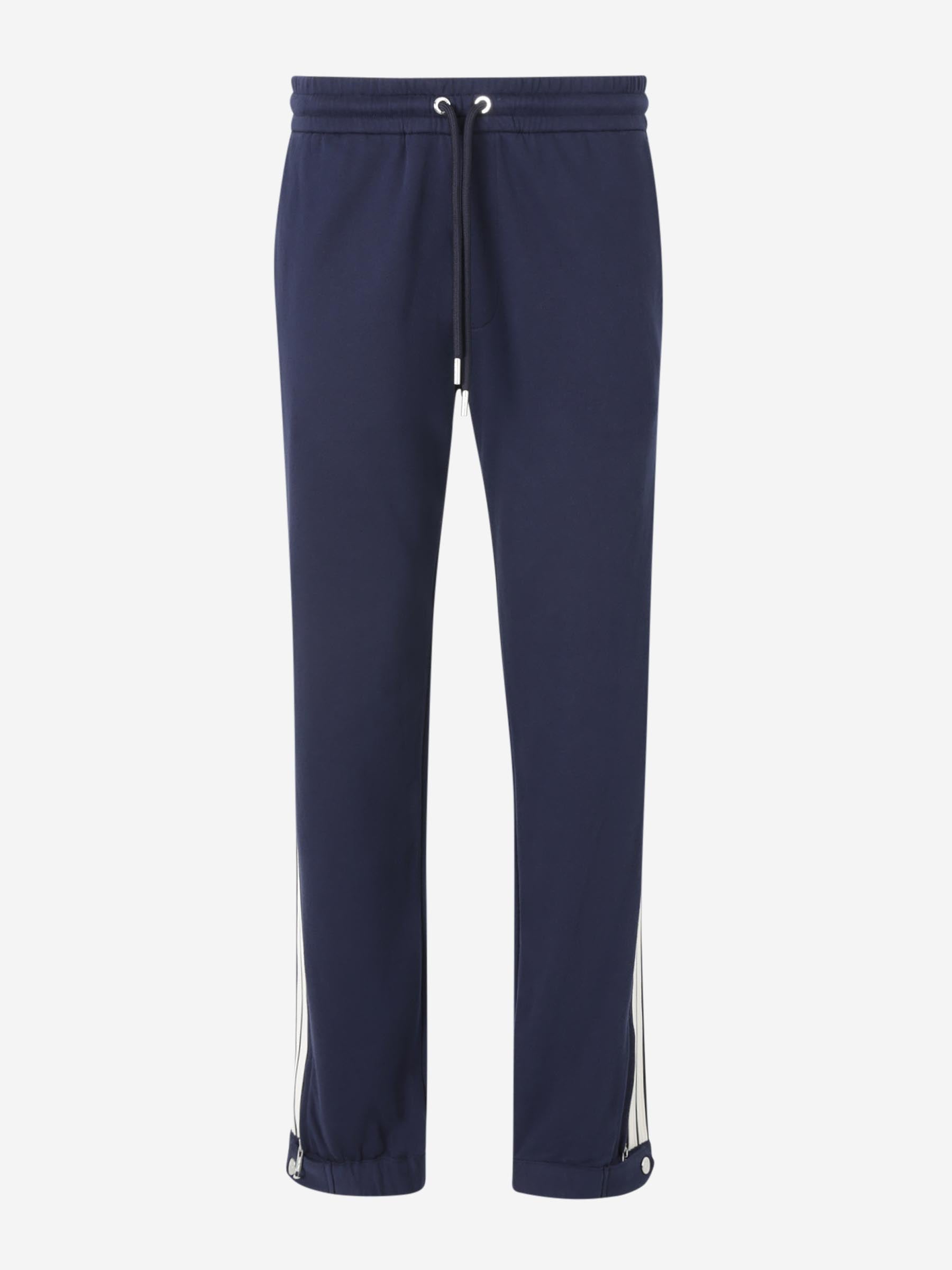 Cotton Joggers Pants Moncler – Гарантія оригінальності – боковий вид - MONCLER