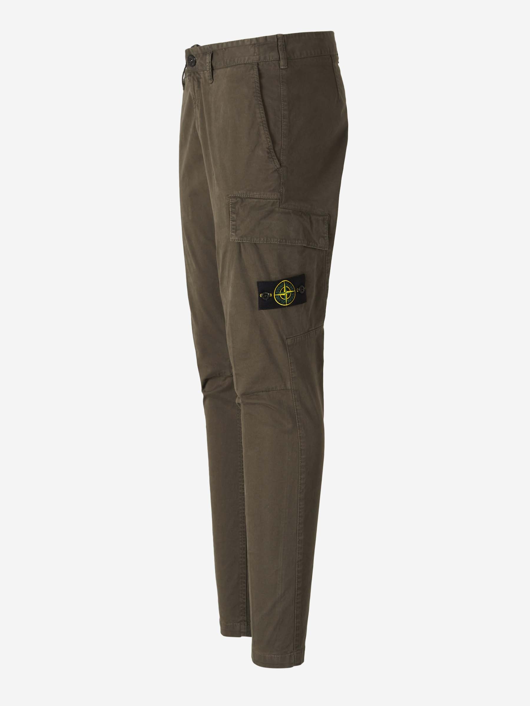 Stretch Cargo Pants Stone island – Гарантія оригінальності – вид ззаду