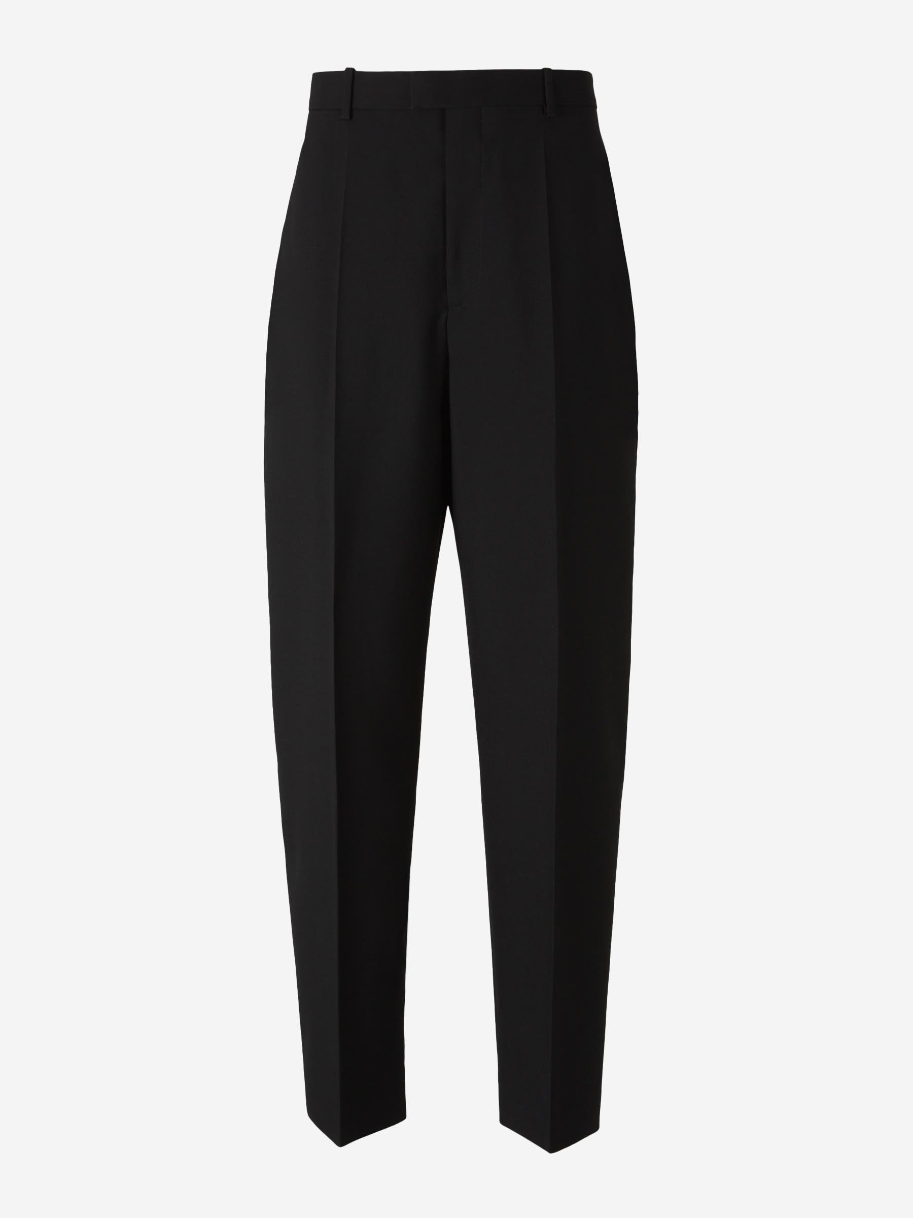 Formal Wool Pants Bottega veneta – Гарантія оригінальності – боковий вид