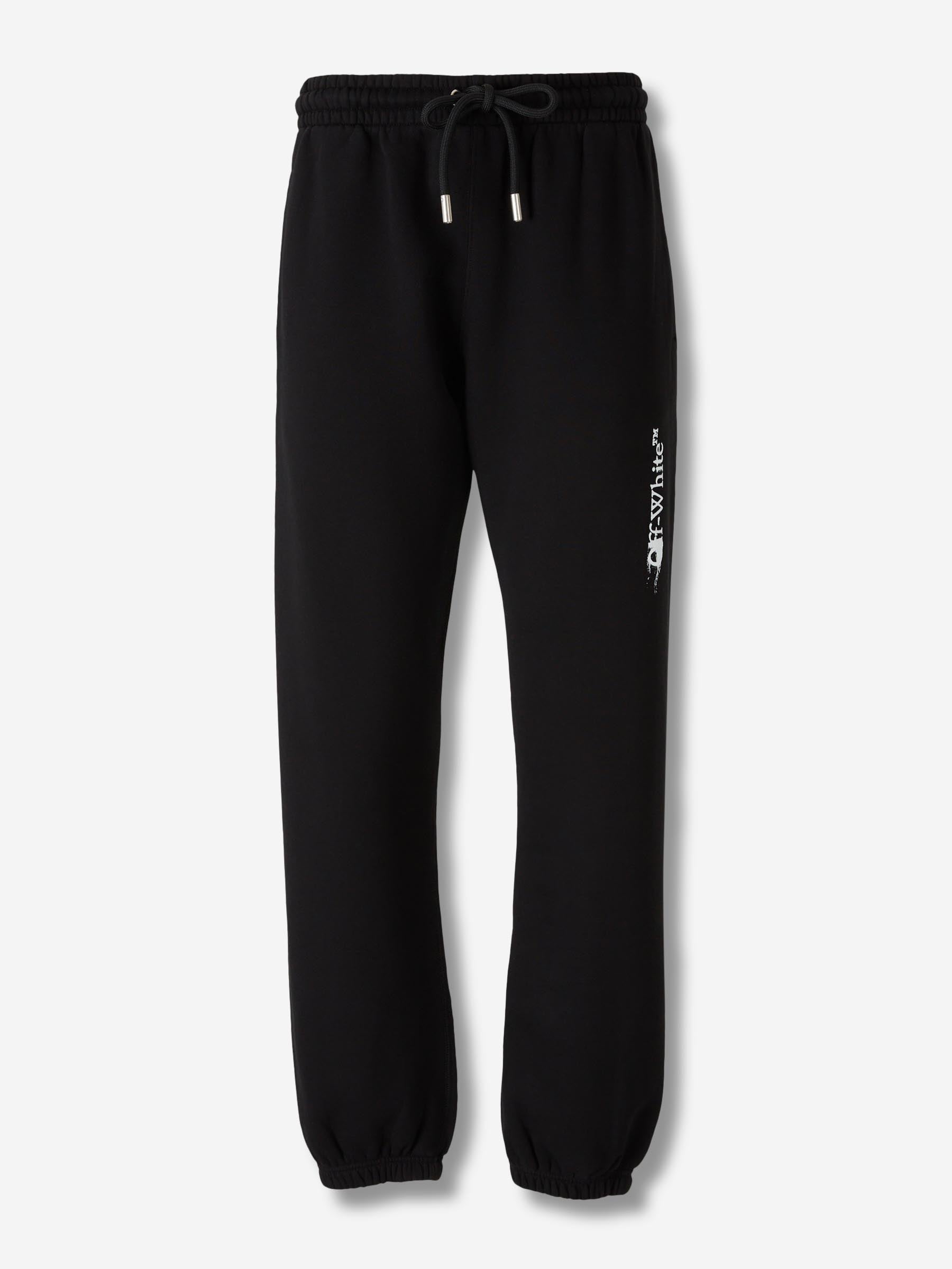 Оригінальна Printed Sports Joggers Off-white – боковий вид
