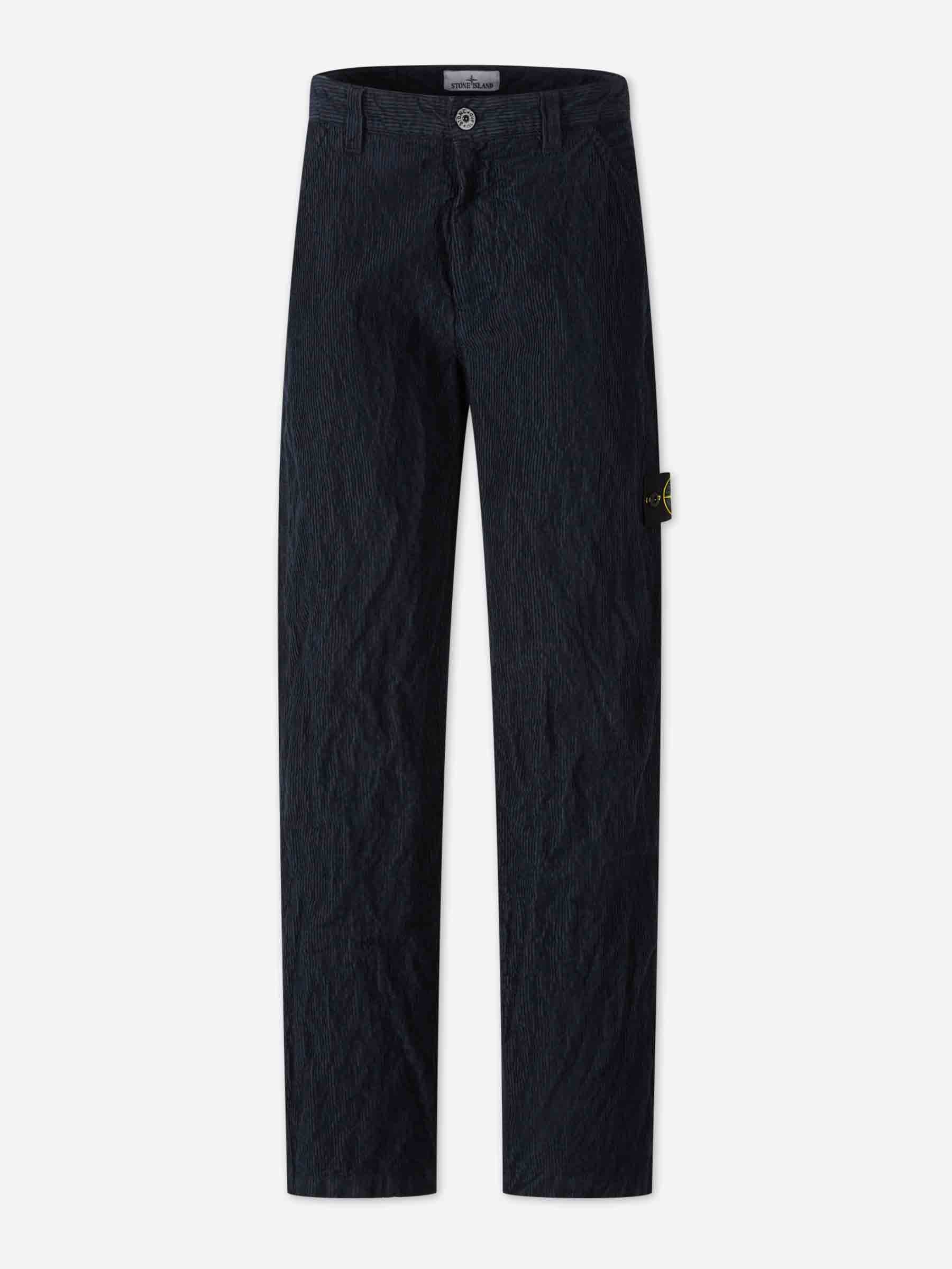 Straight Corduroy Trousers Stone island оригінал – Купити в Україні – боковий вид