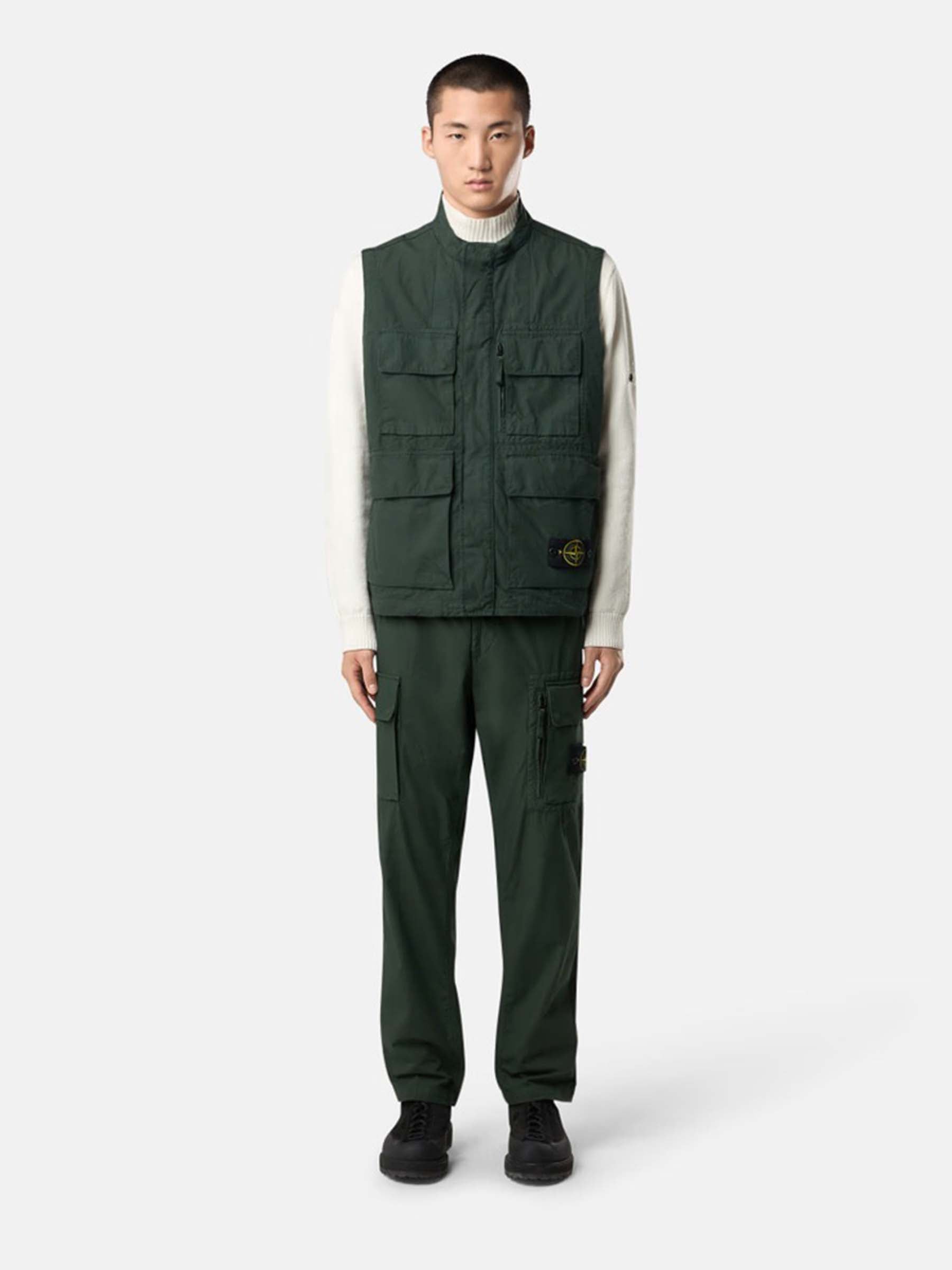 Оригінальна Cargo Cotton Pants Stone island – вид ззаду