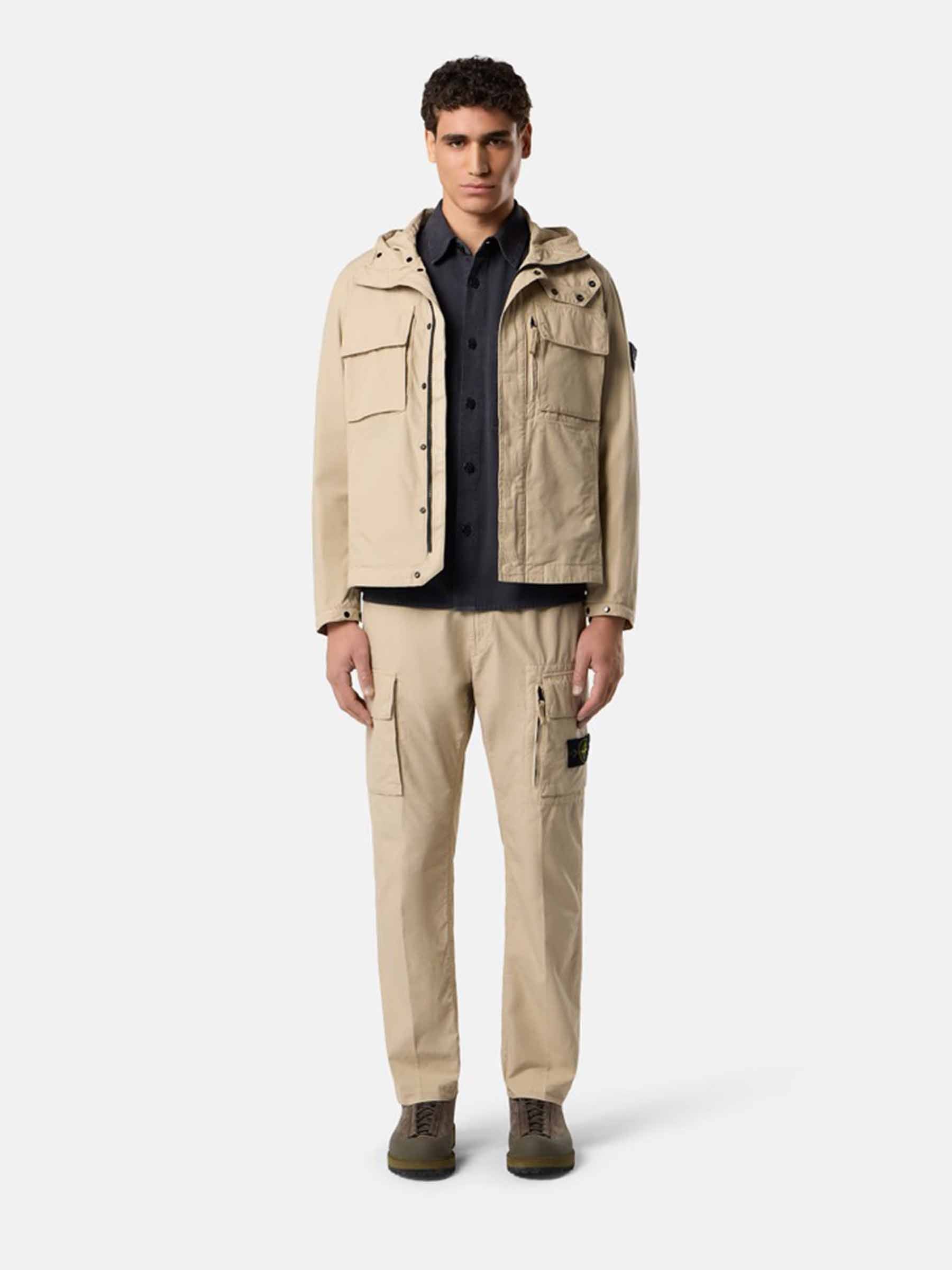 Оригінальна Cargo Cotton Pants Stone island – вид ззаду