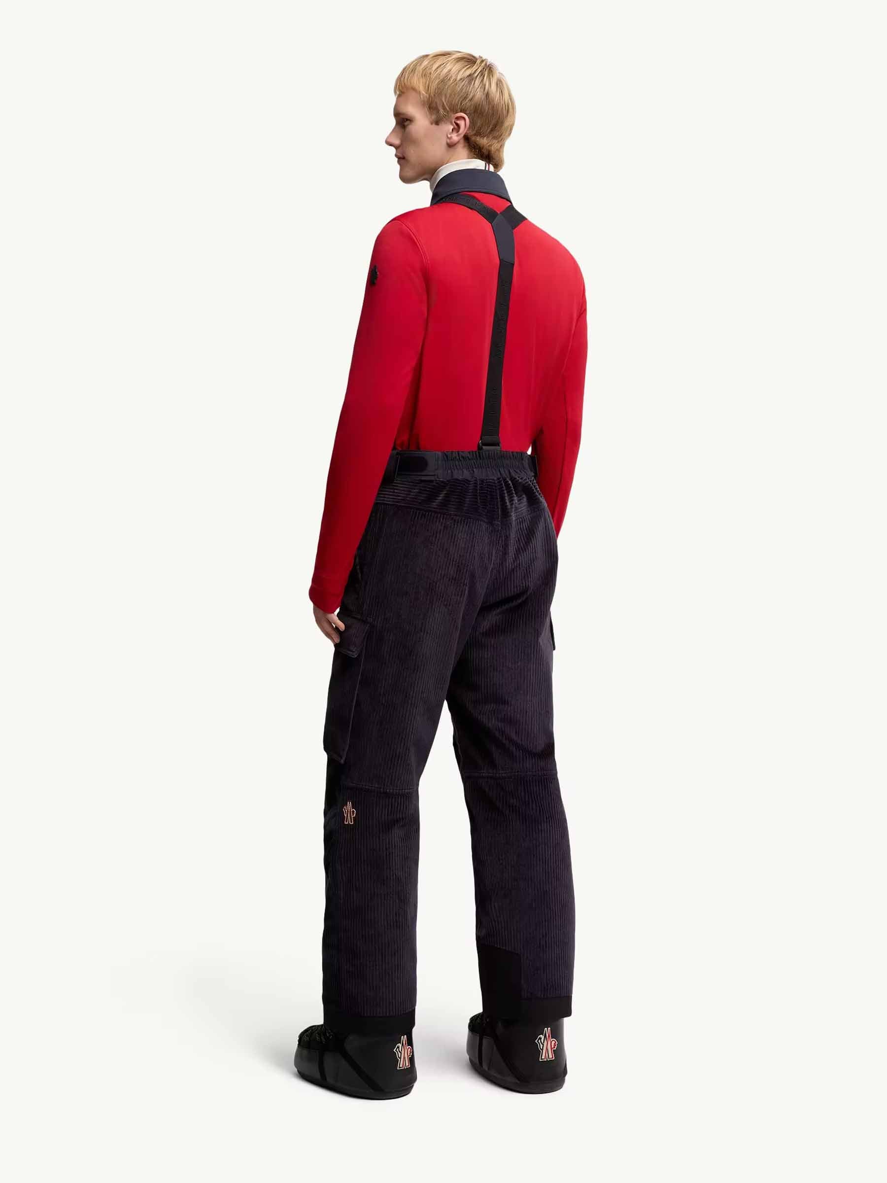Corduroy Ski Bib Moncler – Гарантія оригінальності – детальний вид