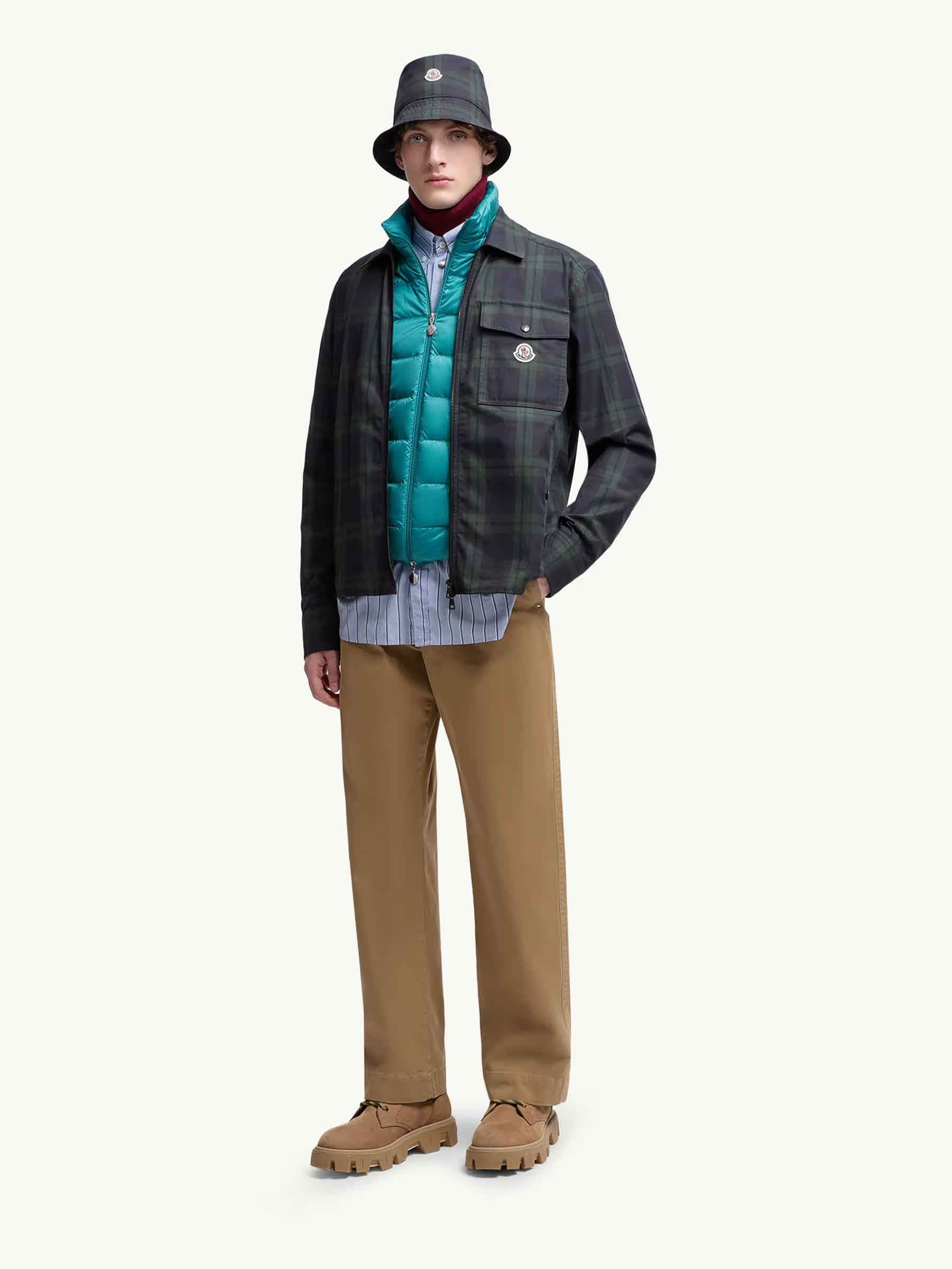 Оригінальна Cotton Gabardine Trousers Moncler – вид ззаду