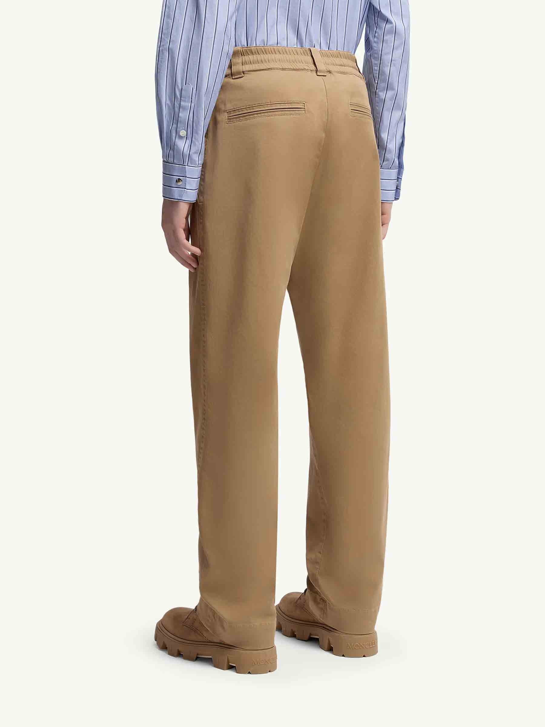 Оригінальна Cotton Gabardine Trousers Moncler – детальний вид