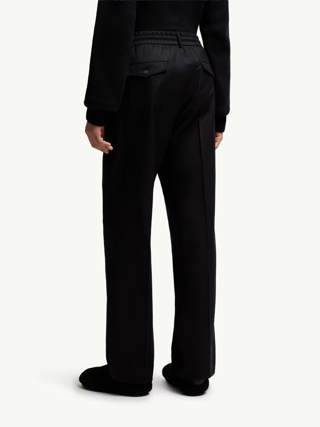 Straight Wool Pants Moncler оригінал – Купити в Україні – вид ззаду