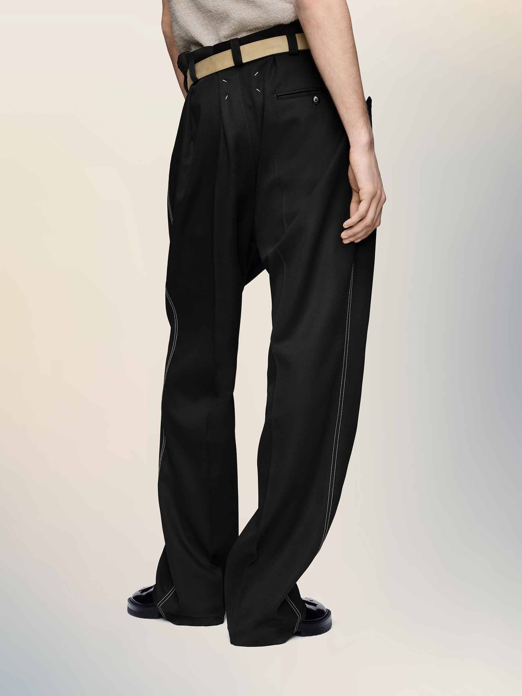 Оригінальна Pantalones De Vestir Lana Maison margiela – детальний вид