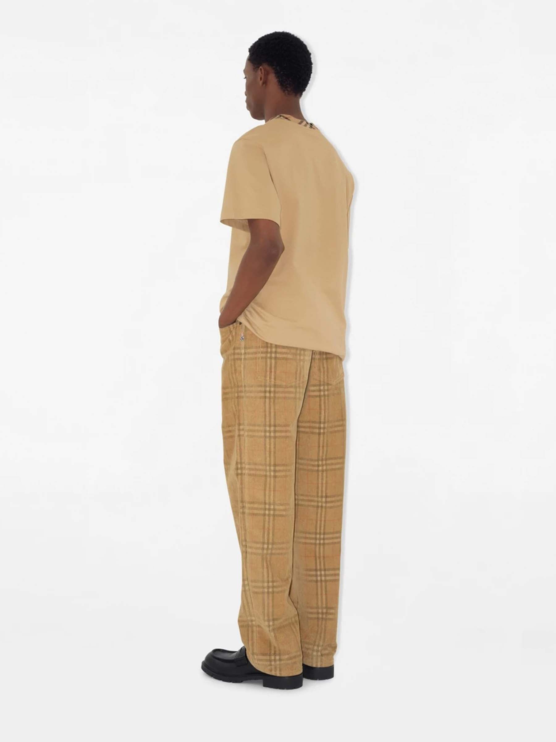 Оригінальна Checked Corduroy Trousers Burberry – детальний вид
