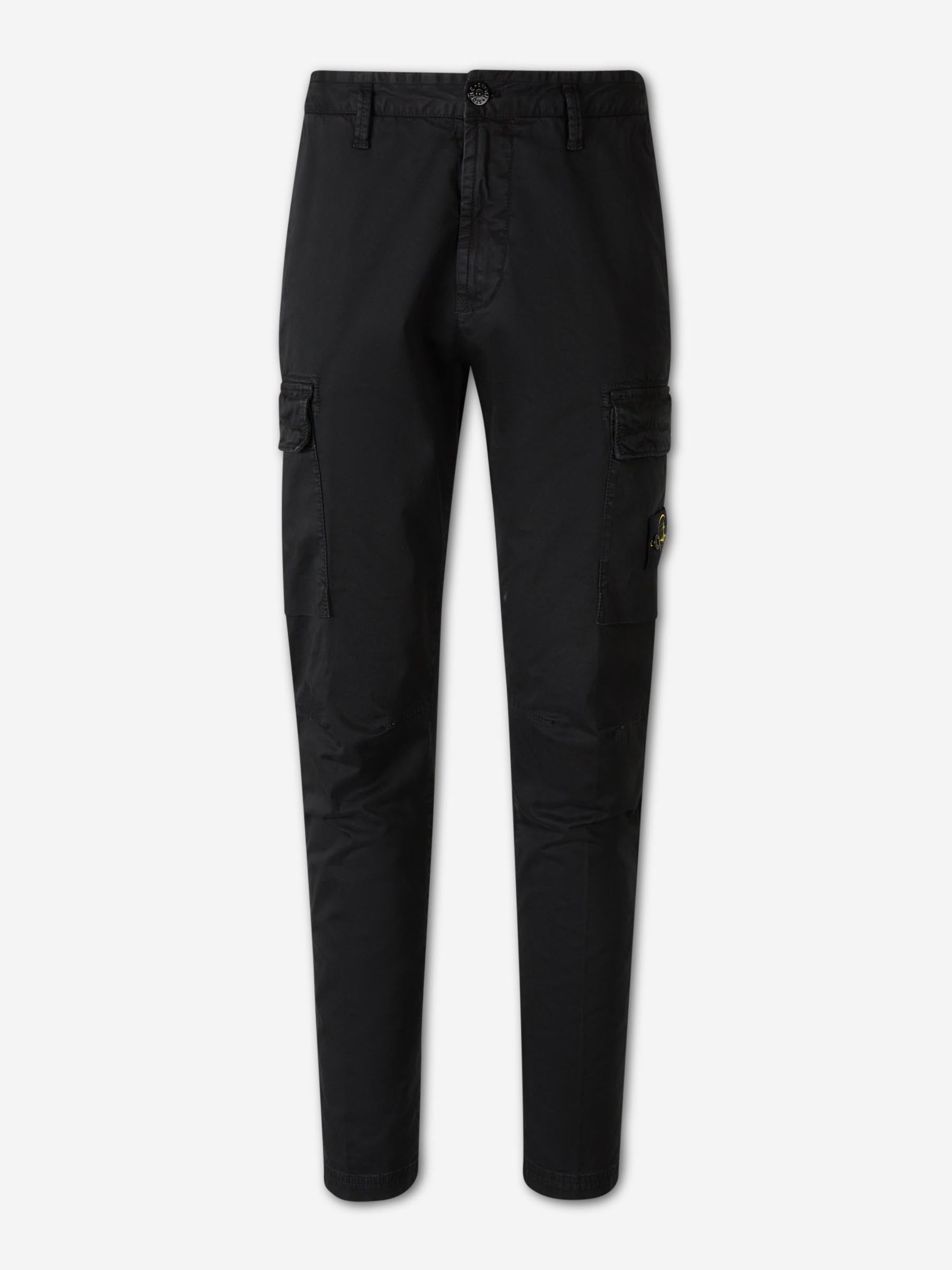 Cotton Cargo Pants Stone island – Гарантія оригінальності – боковий вид