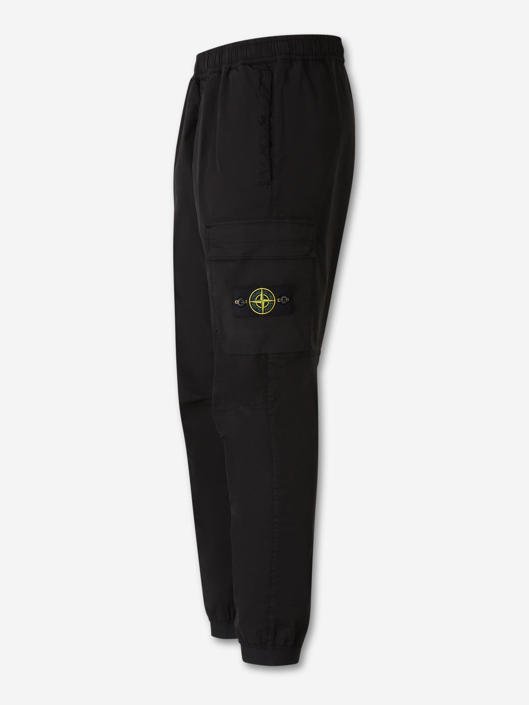 Cotton Cargo Pants Stone island – Гарантія оригінальності – вид ззаду