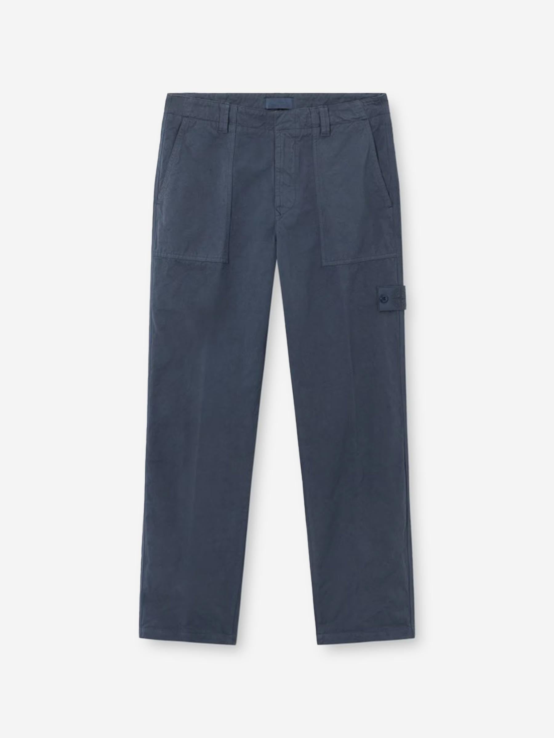 Straight Leg Trousers Stone island – Гарантія оригінальності – боковий вид