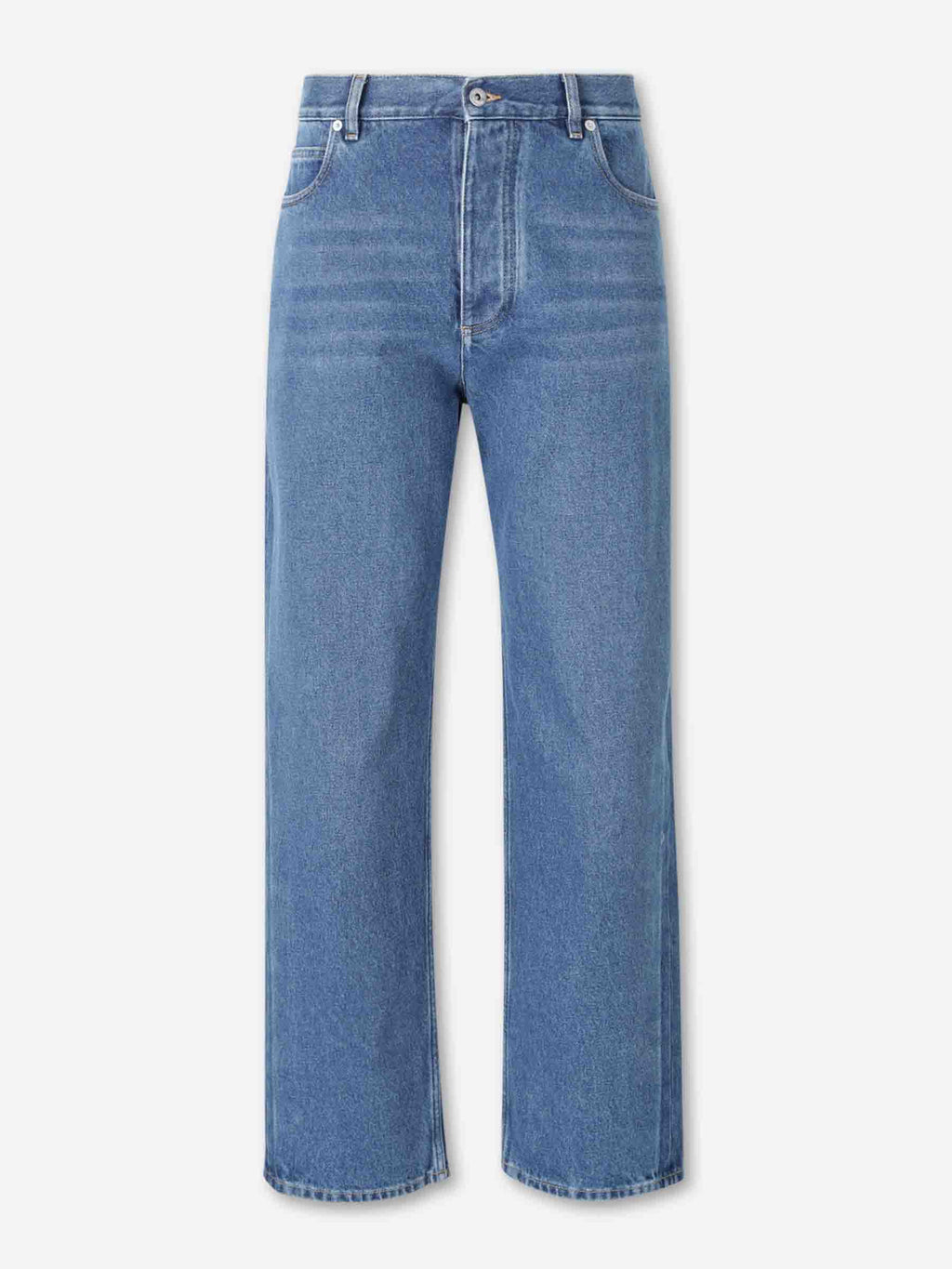 Wide Leg Straight Jeans Bottega veneta – Гарантія оригінальності – боковий вид