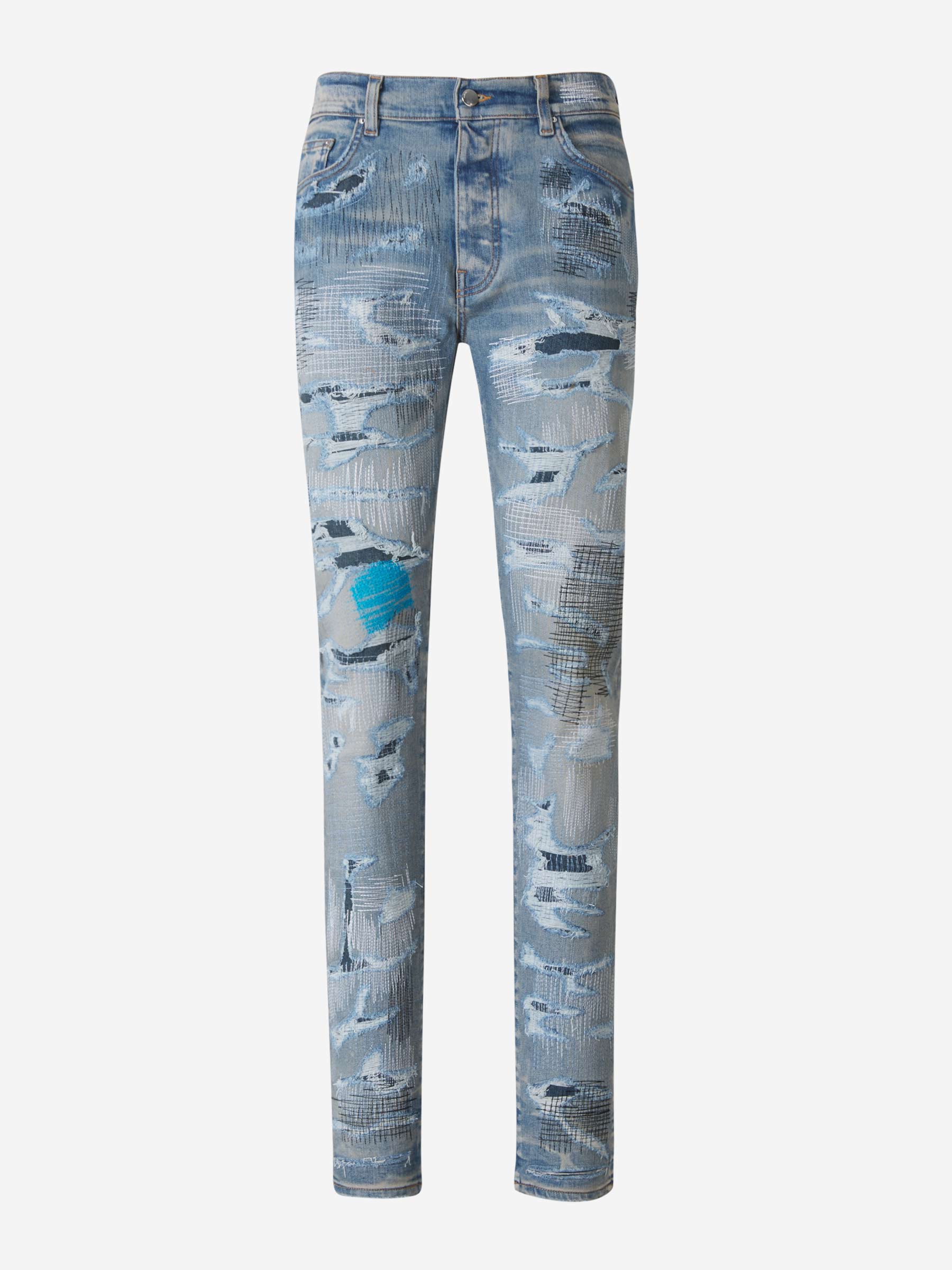 Оригінальна Ripped Seams Jeans Amiri – боковий вид